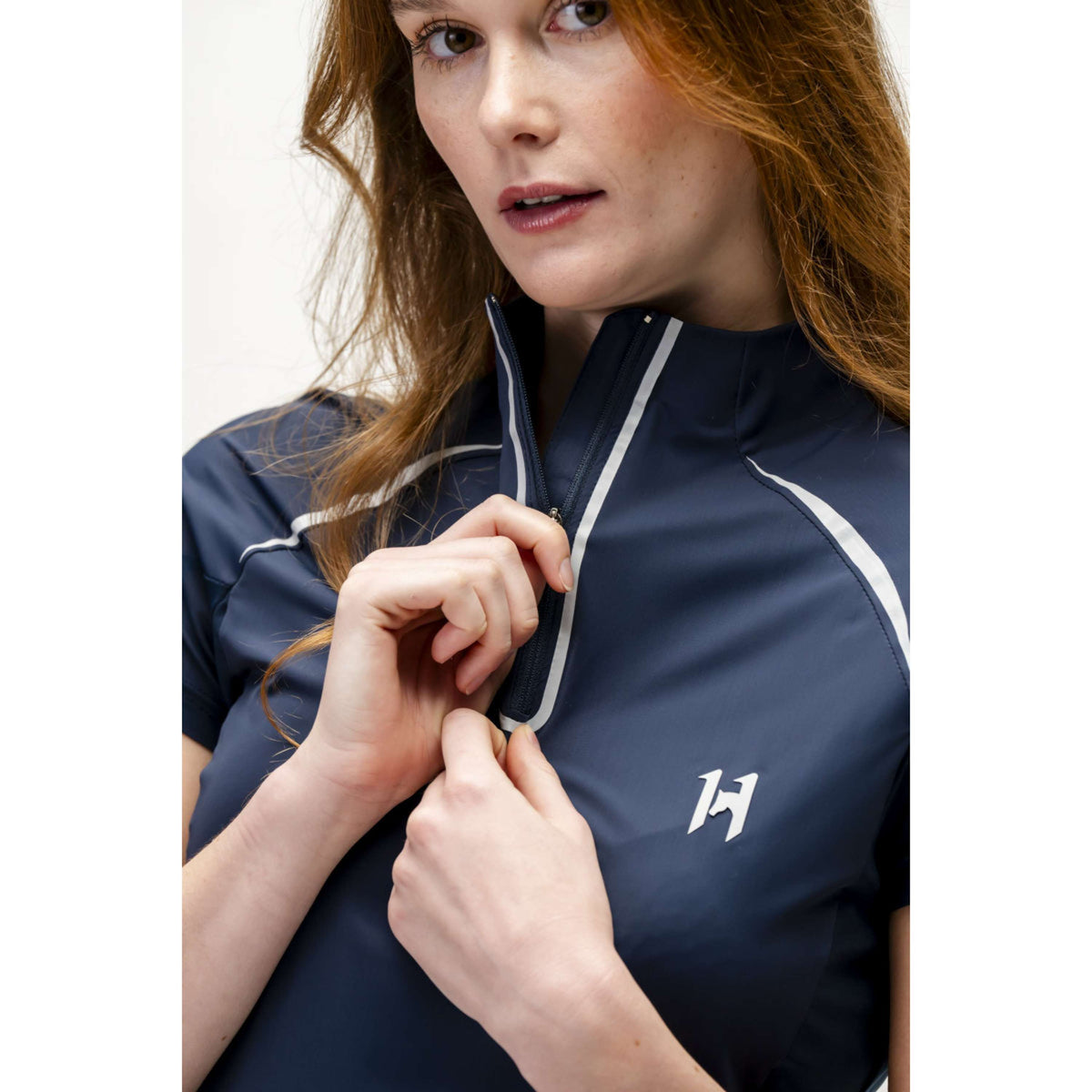 Horseware Shirt Stamina Short Sleeve Core Navy