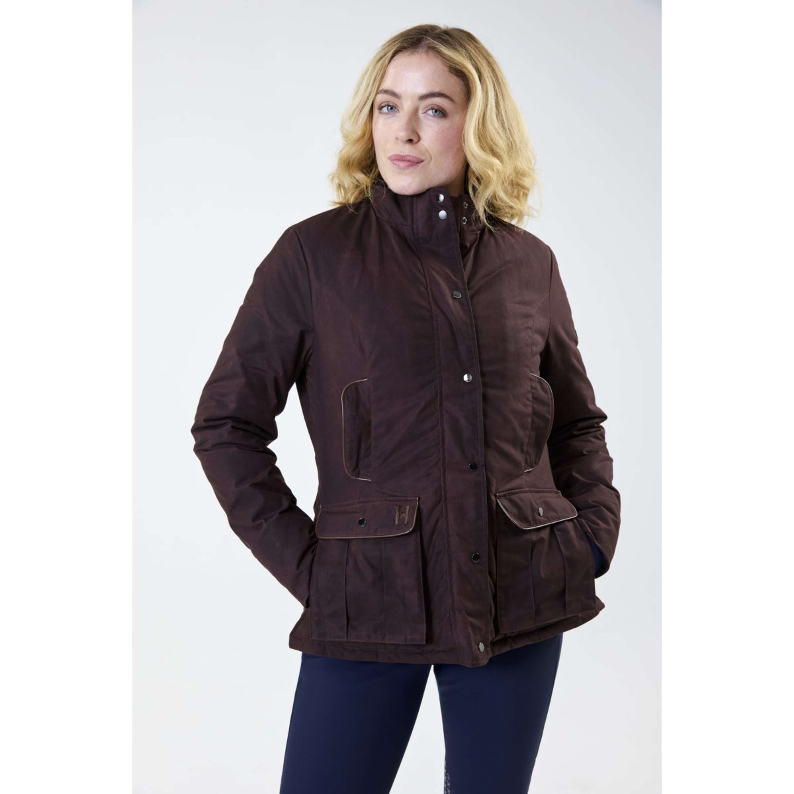 Horseware Waxjacke Newmarket Braun