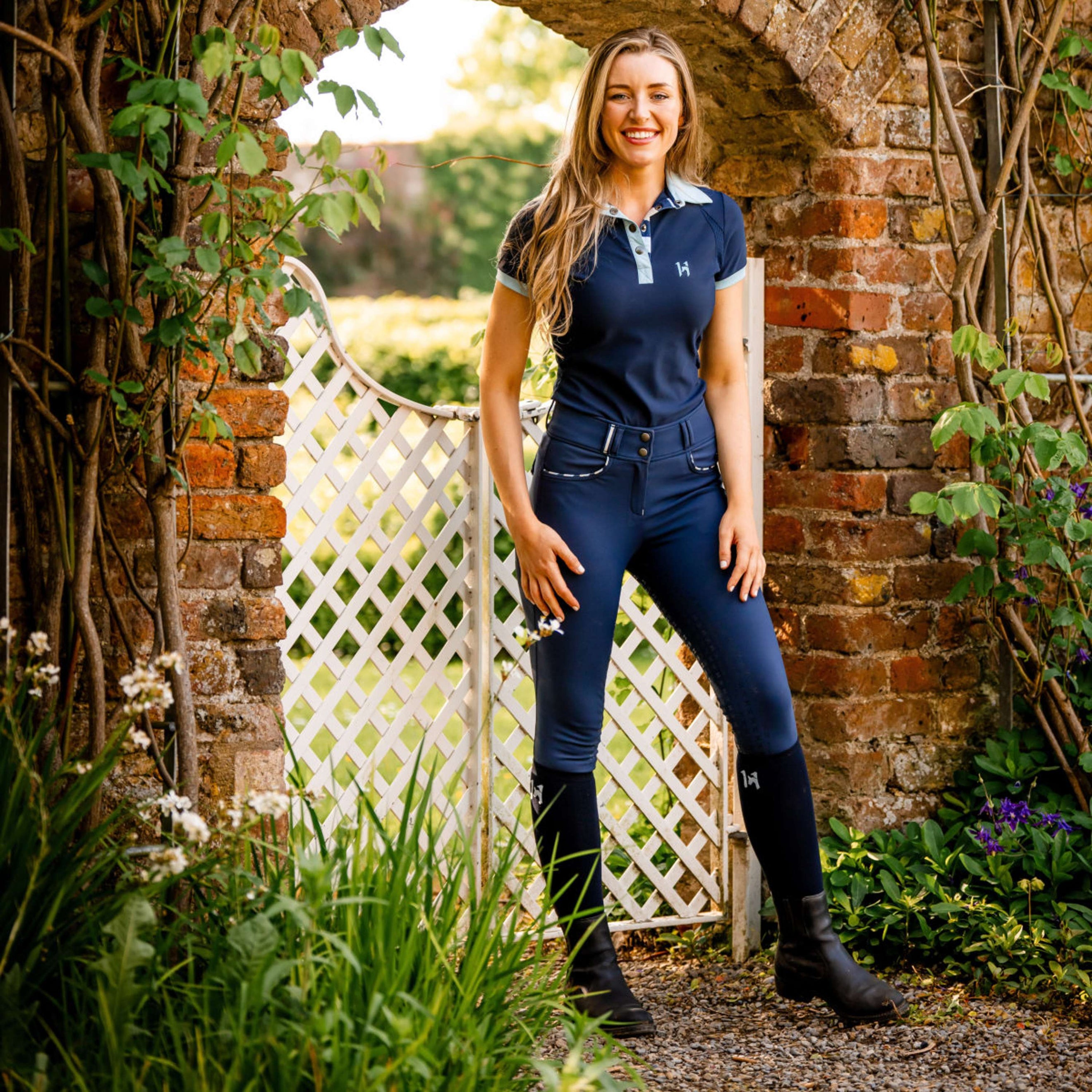 Horseware Reithose Newmarket High Rise Full Seat Navy