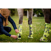 Horseware Flyboots Silver/Lime