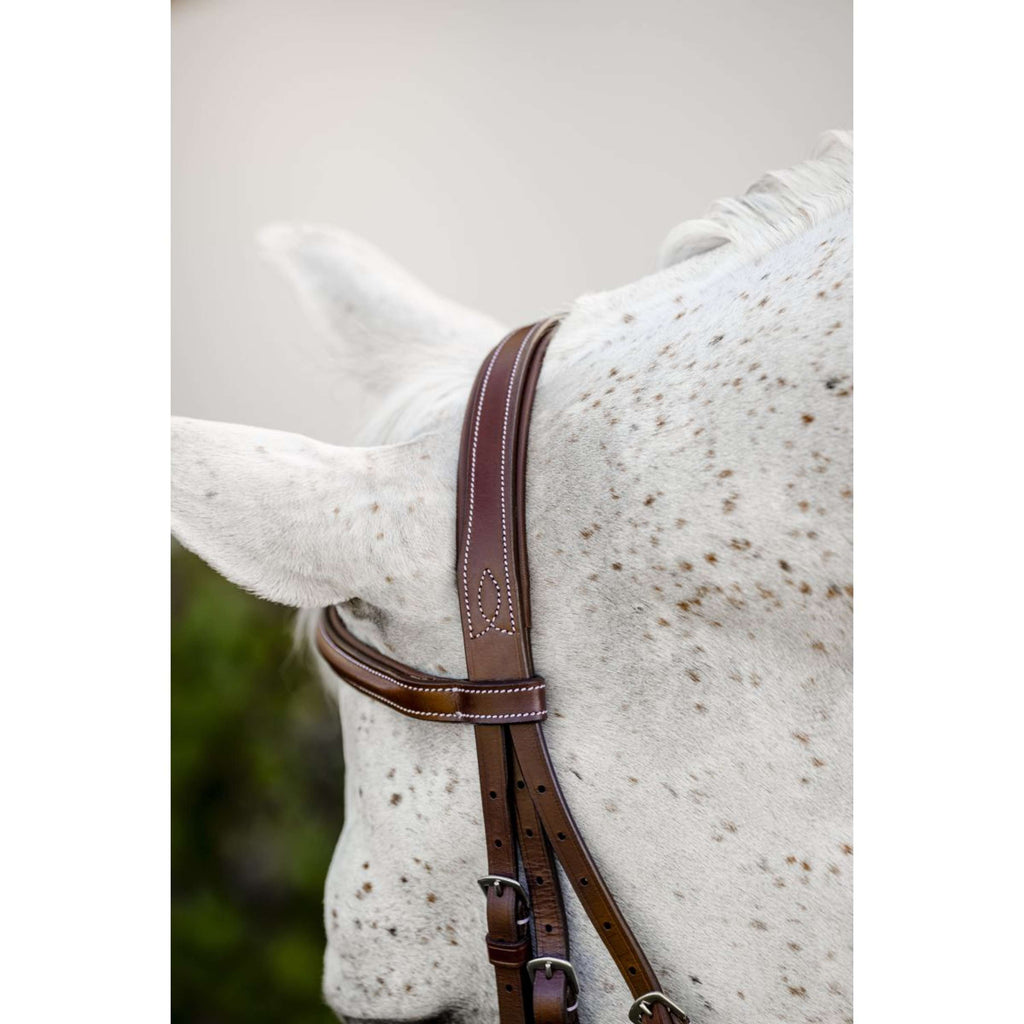 Horseware Zaum Hunter Cavesson mit Zügeln Dark Tan