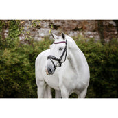 Horseware Zaum Diamante Schwarz/Rosa