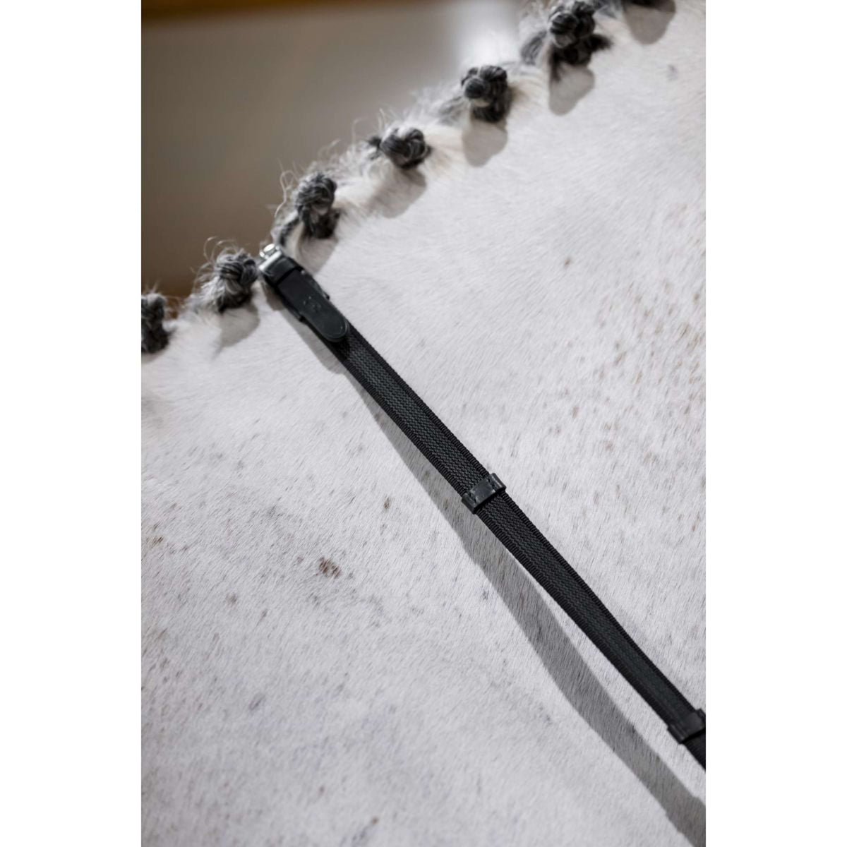Horseware Zügel Rubber Grip Continental Schwarz