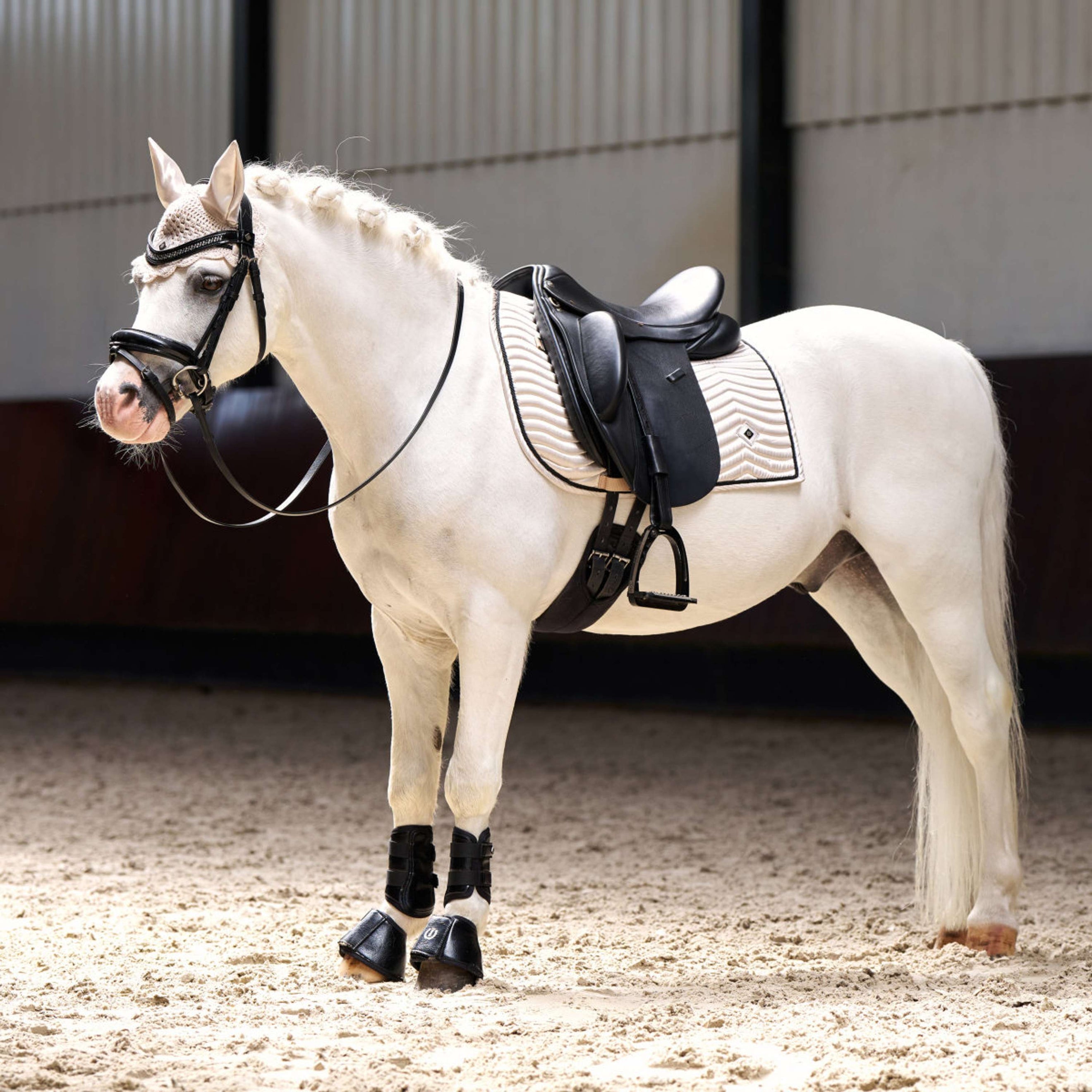 Imperial Riding Schabracke IRHRebel Dressur Grau Imperial Riding Schabracke IRHRebel Dressur Grau