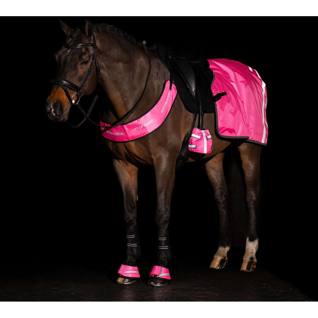 Imperial Riding Hufglocken IRHReflective Pink