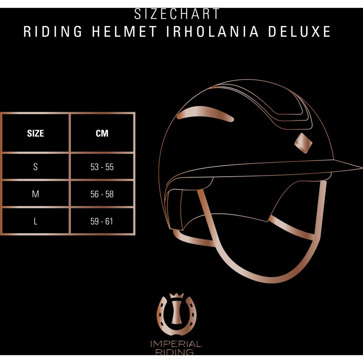 Imperial Riding Reithelm IRHOLania Deluxe Big Visor Braun
