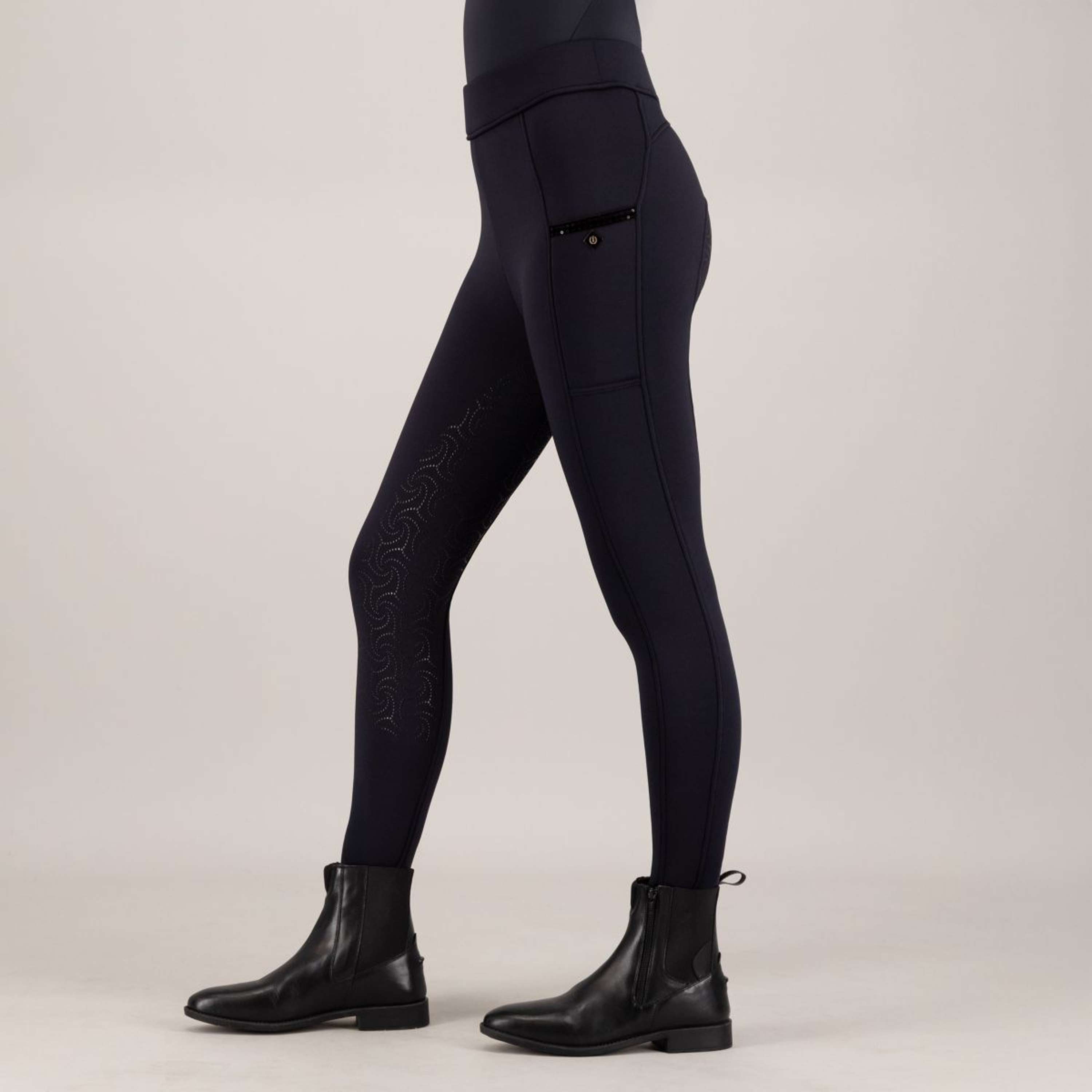 Imperial Riding Reitleggings IRHTeddy Full Grip Navy
