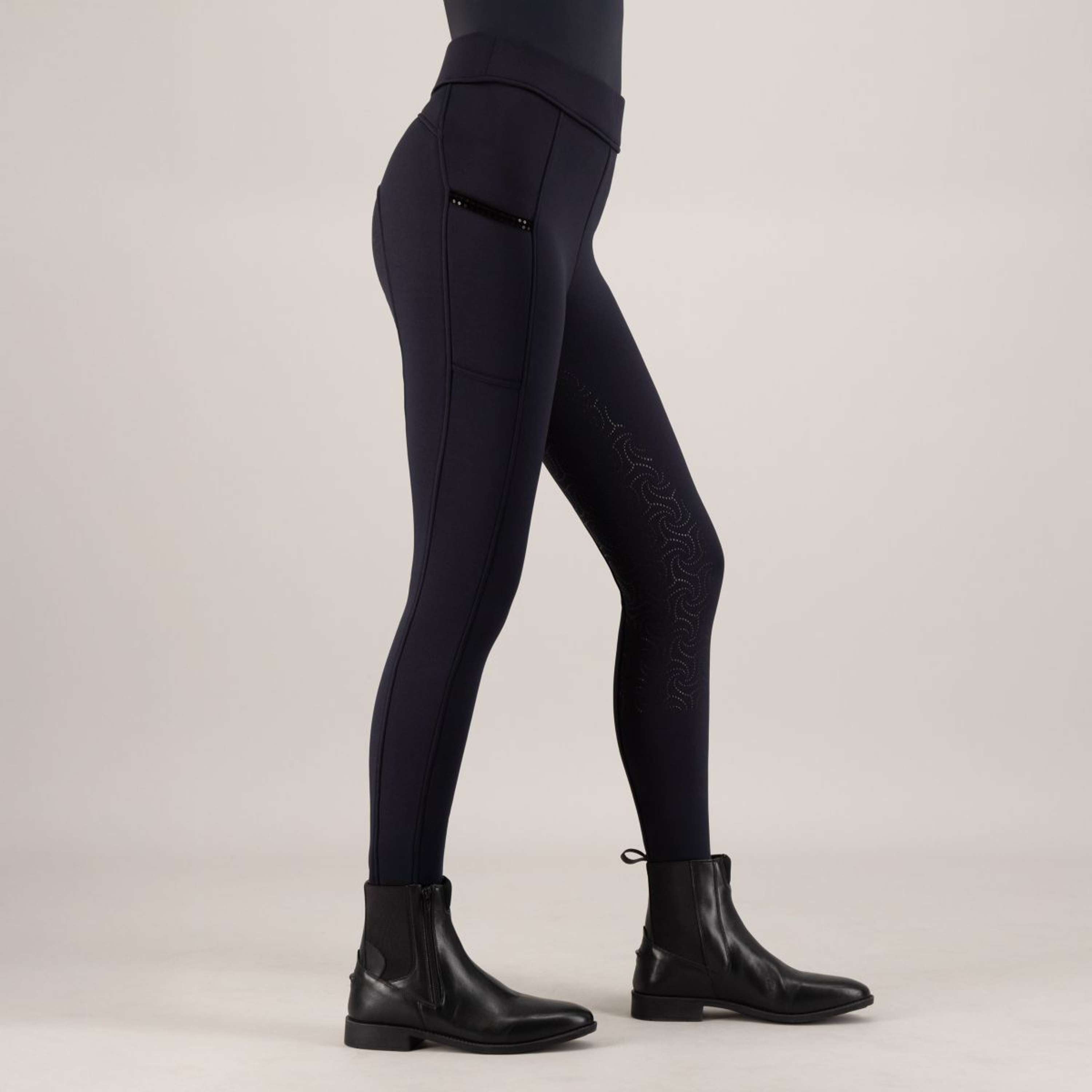 Imperial Riding Reitleggings IRHTeddy Full Grip Navy