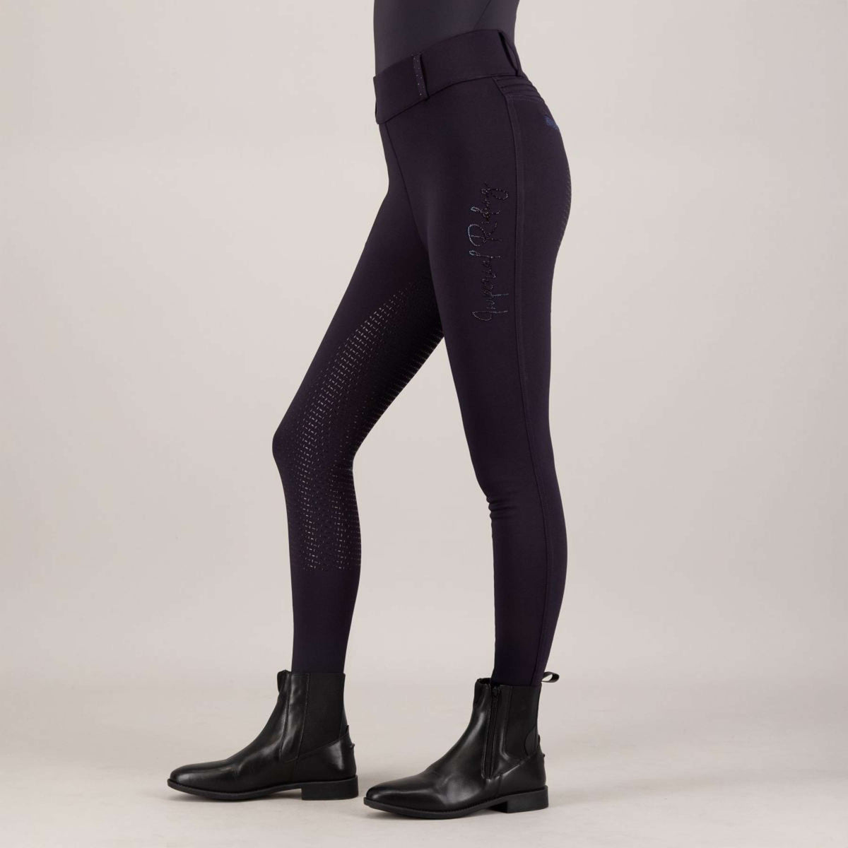 Imperial Riding Reitleggings IRHComfi Sparks Full Grip Schwarz