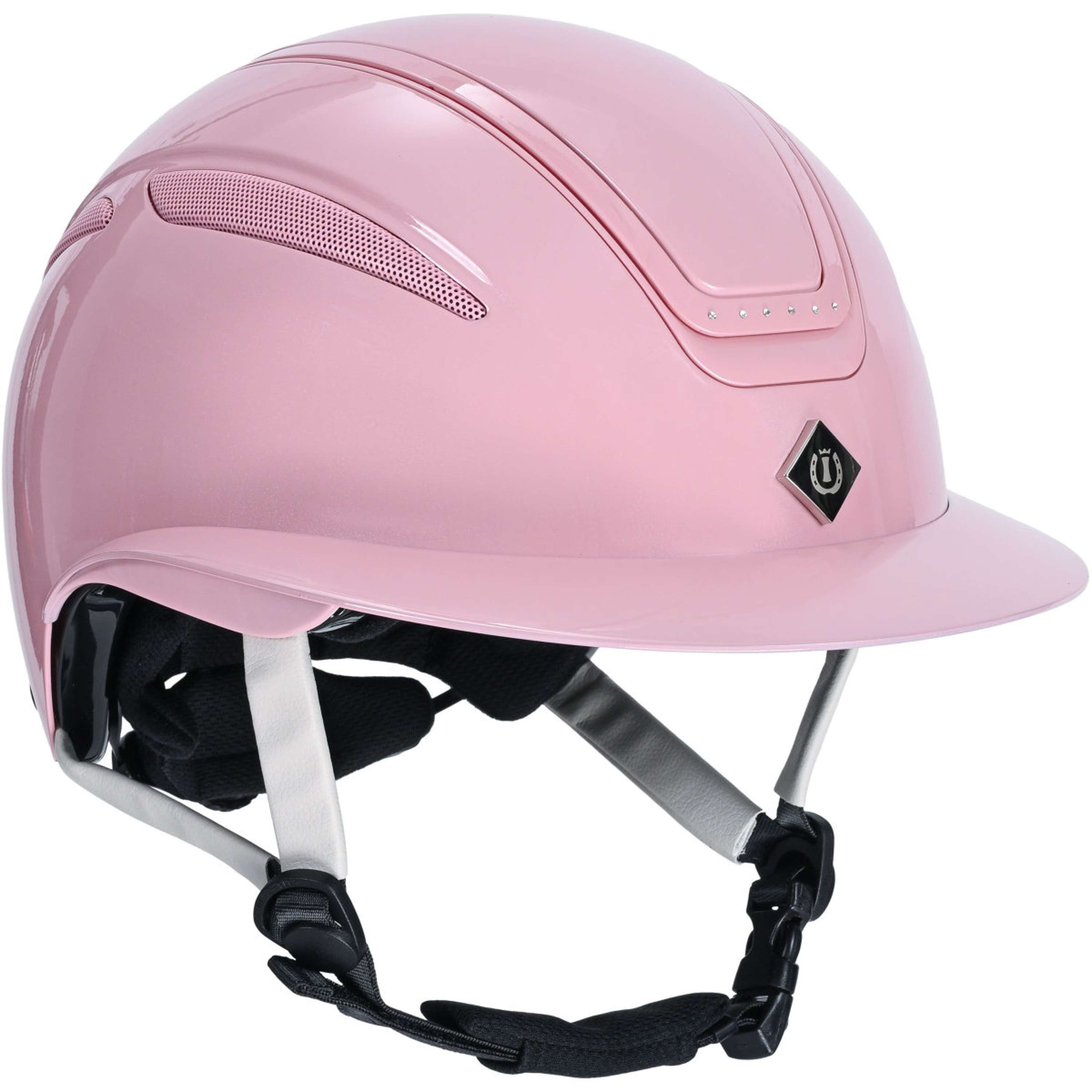 Imperial Riding Reithelm IRHOlania Deluxe Big Visor Rosa