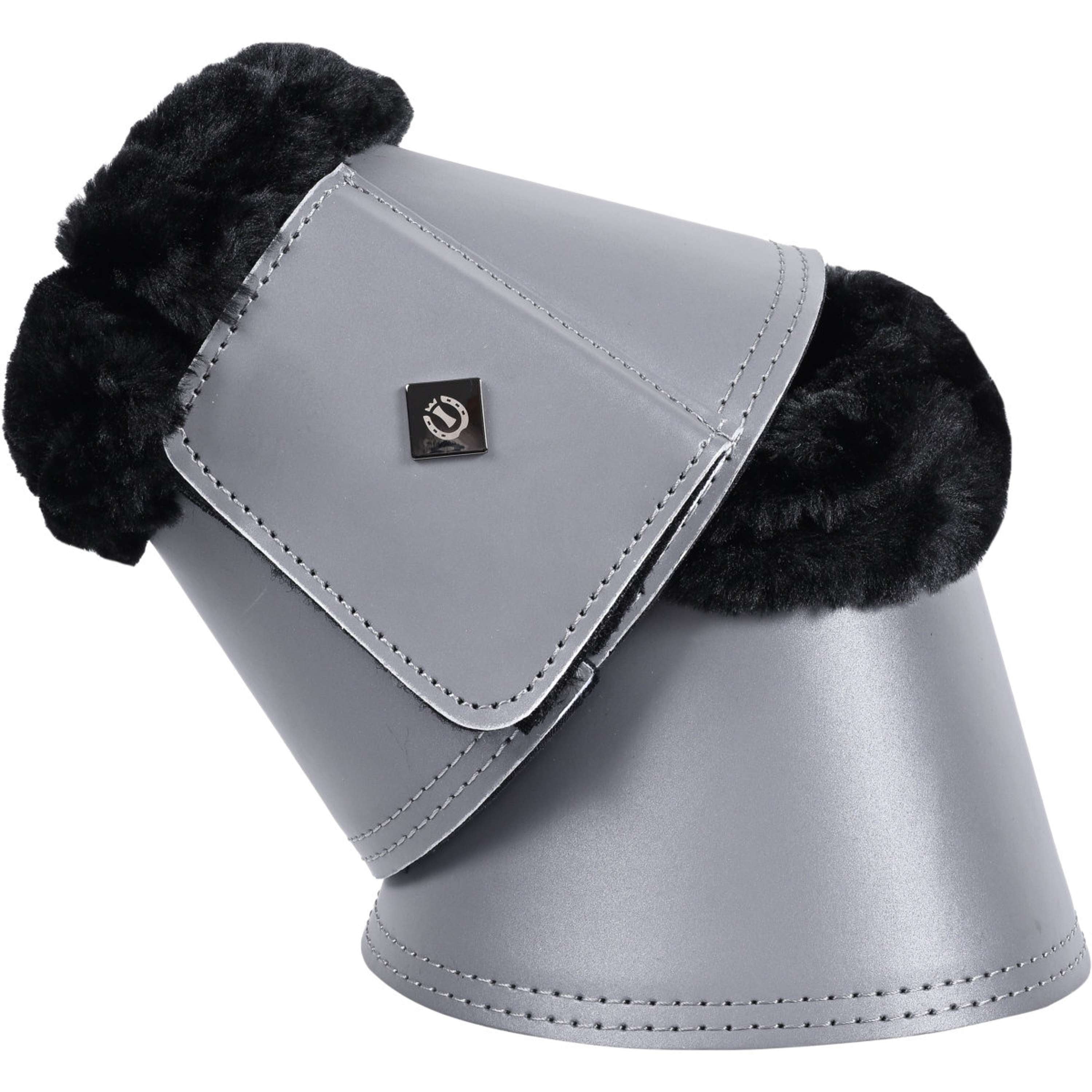 Imperial Riding Hufglocken IRHSpecular reflective Schwarz Reflektierend