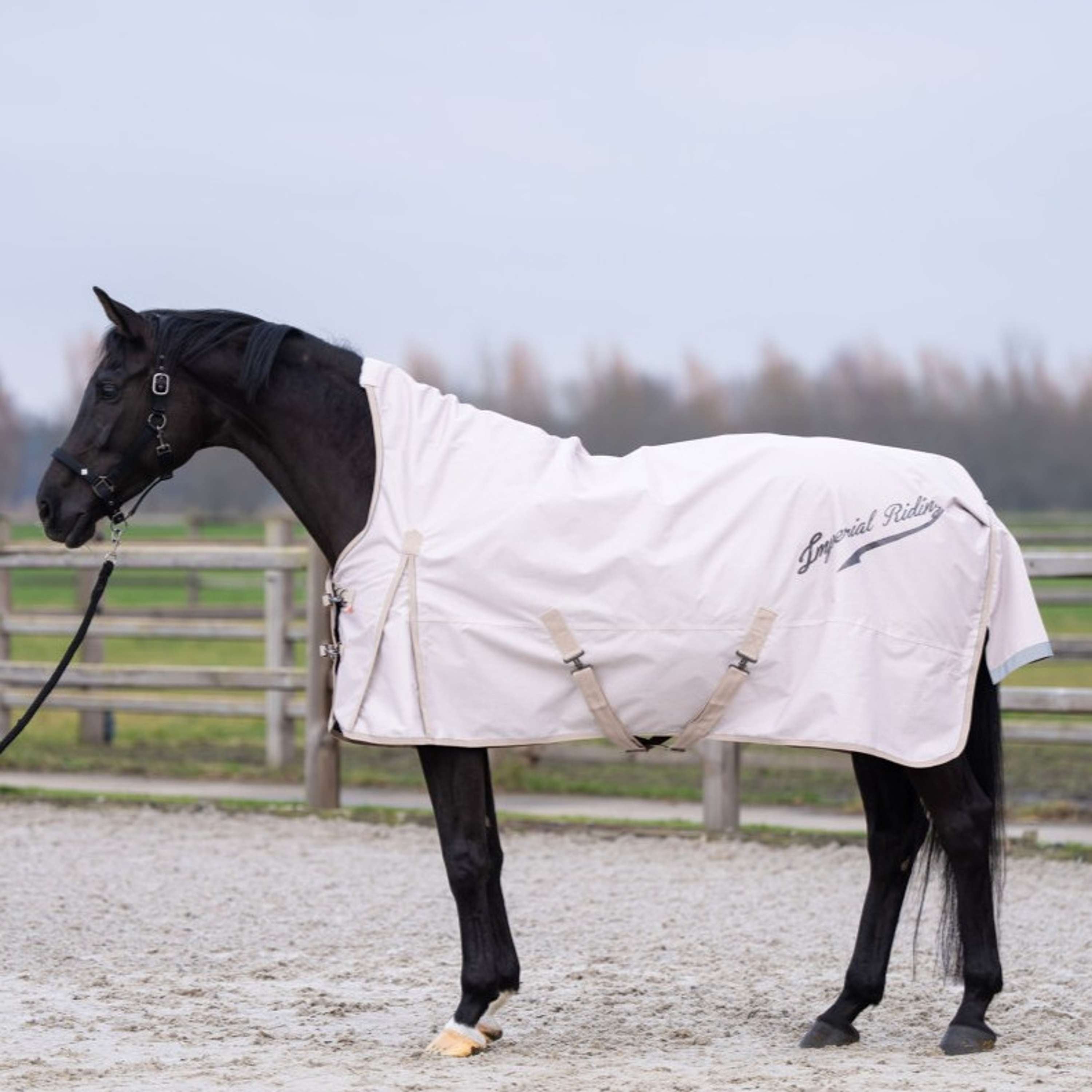 Imperial Riding Outdoordecke IRHSuper-dry AOP 200g Taupe