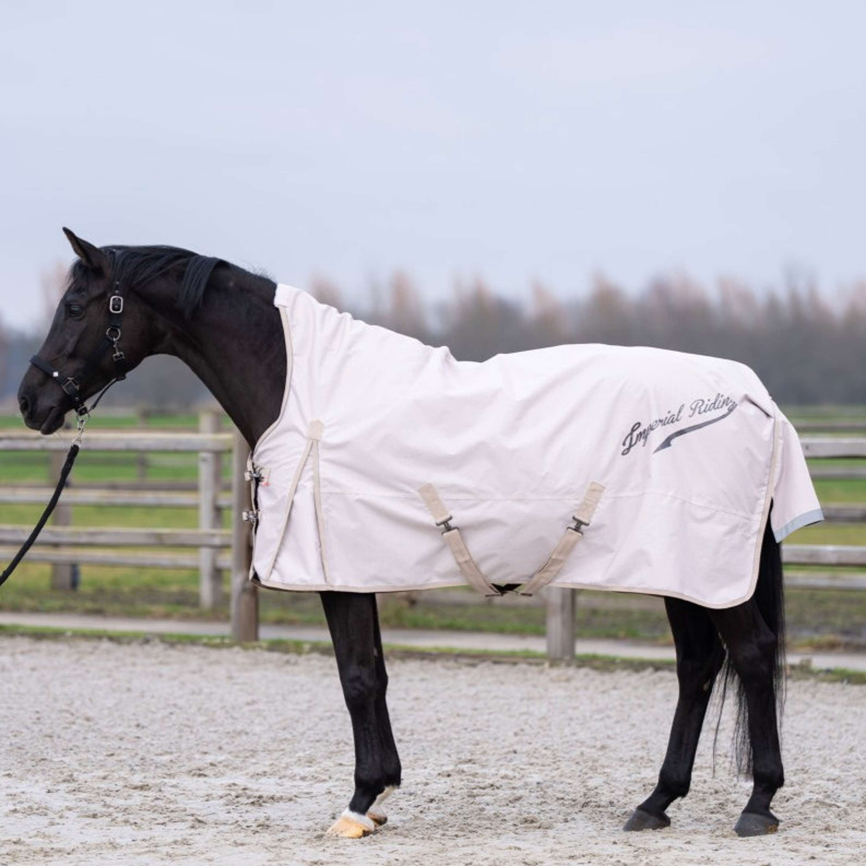 Imperial Riding Outdoordecke IRHSuper-dry AOP 300g Taupe