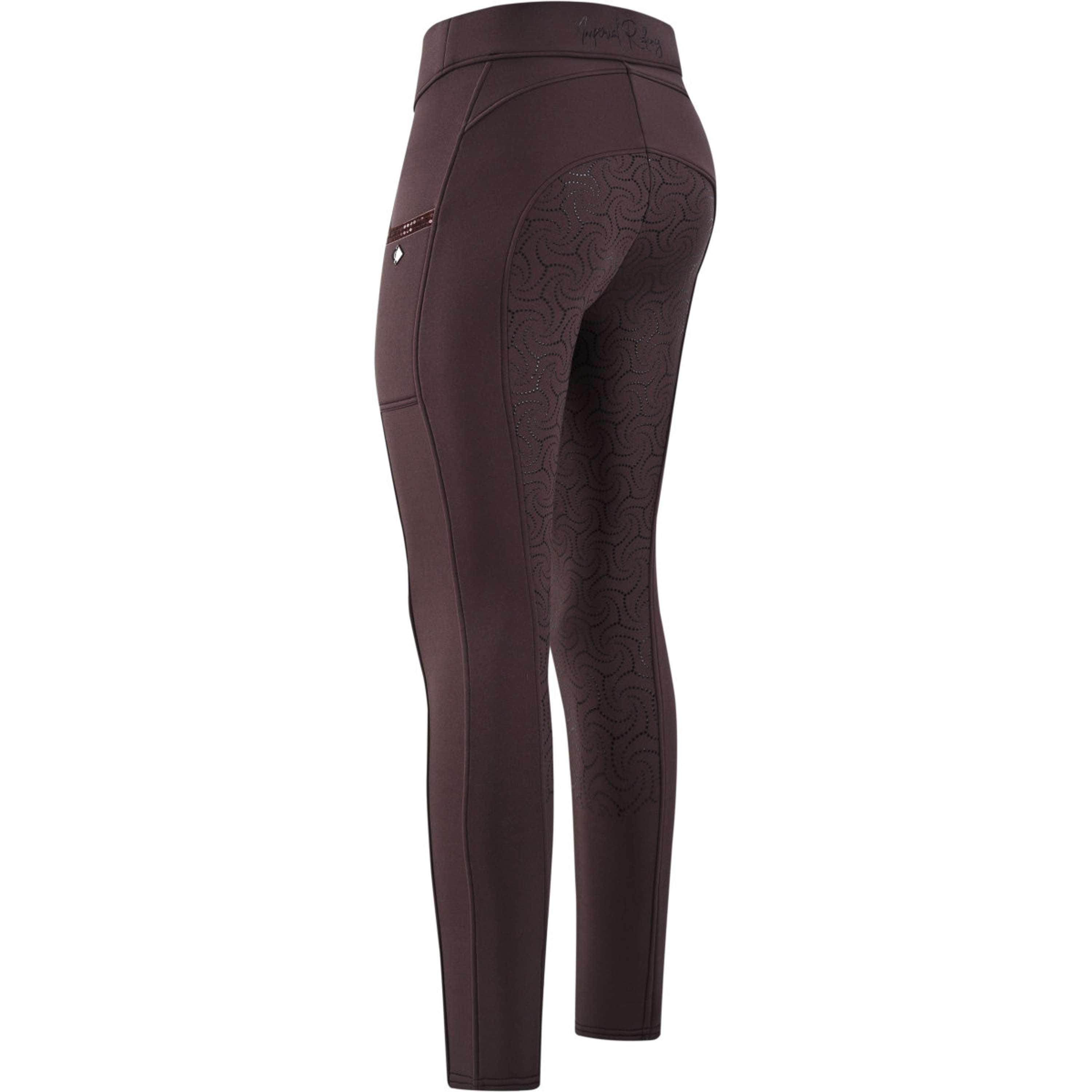Imperial Riding Reitleggings IRHTeddy Full Grip Chocolate