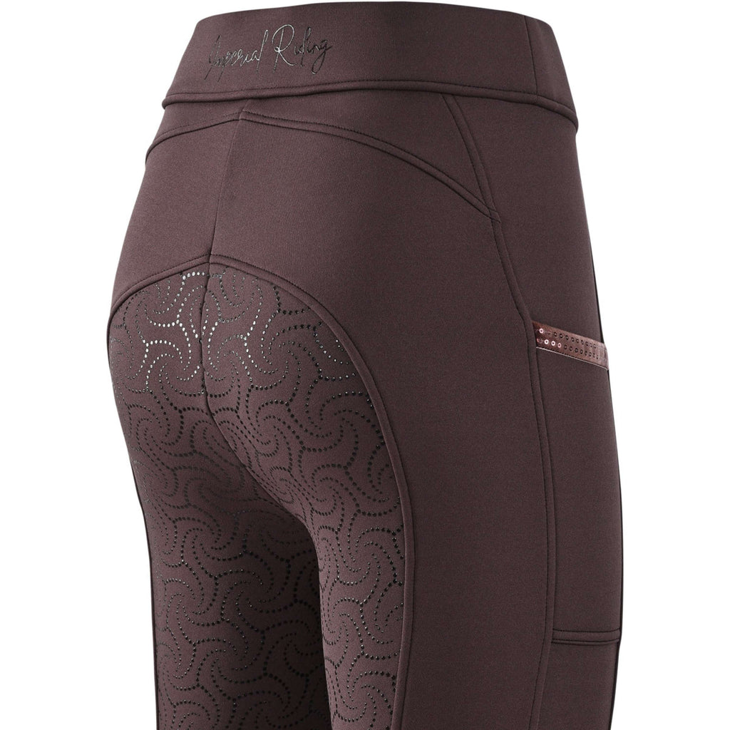Imperial Riding Reitleggings IRHTeddy Full Grip Chocolate