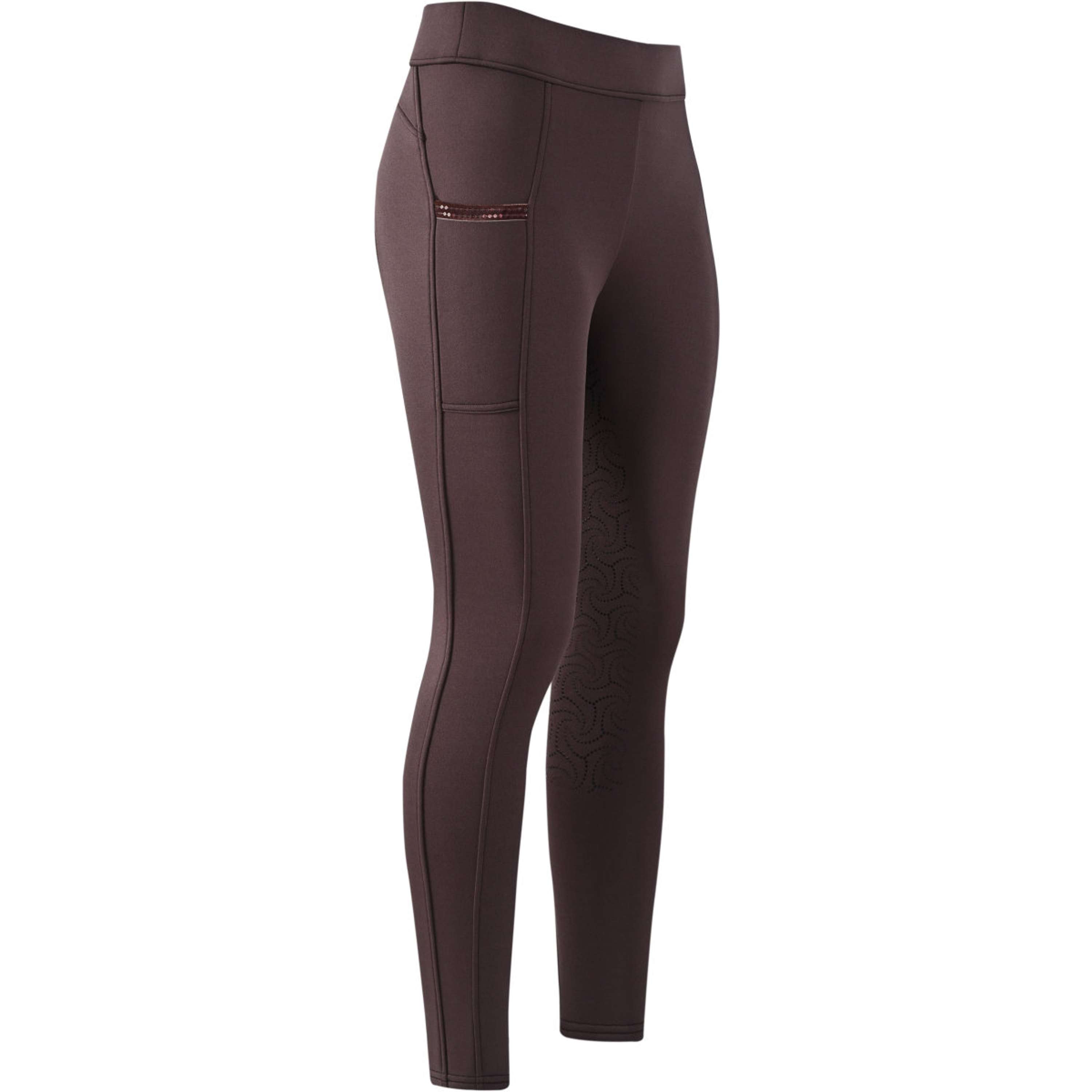 Imperial Riding Reitleggings IRHTeddy Full Grip Chocolate