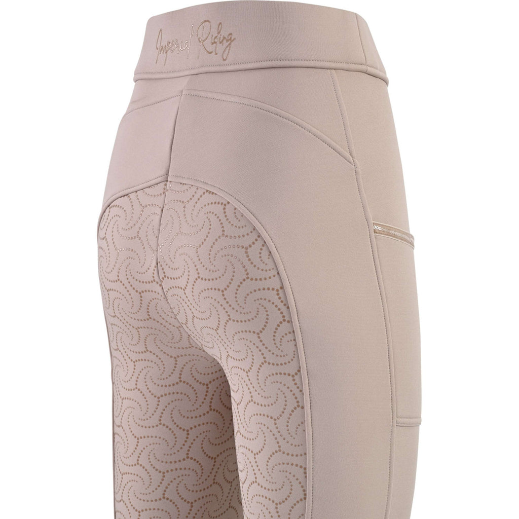Imperial Riding Reitleggings IRHTeddy Full Grip Taupe