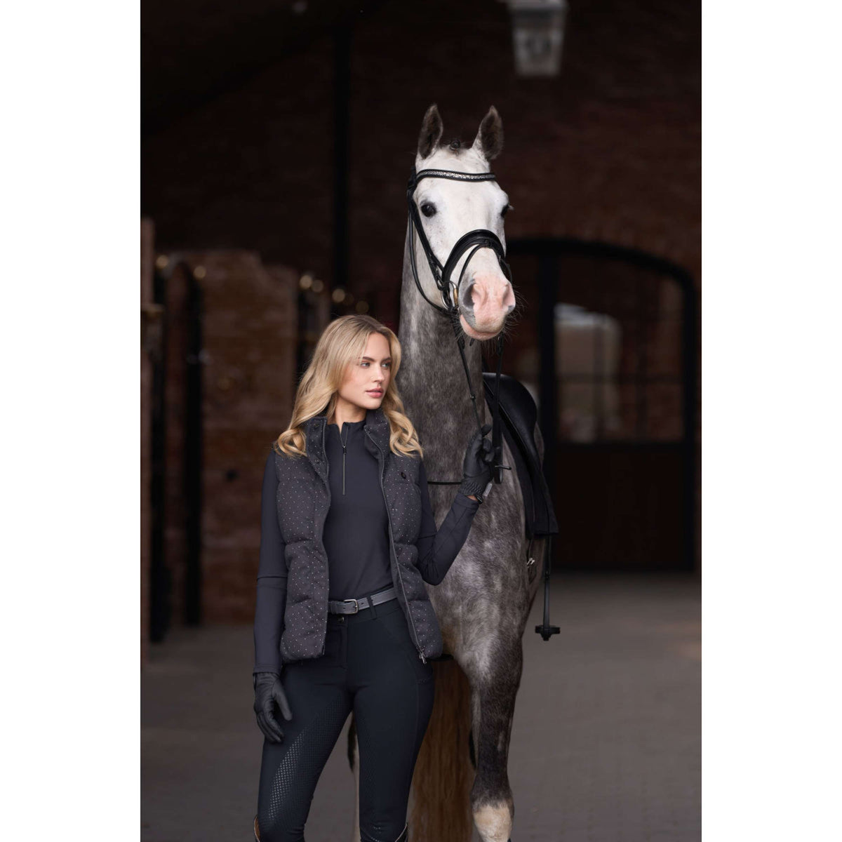 Imperial Riding Weste IRHBelle Herringbone Grau