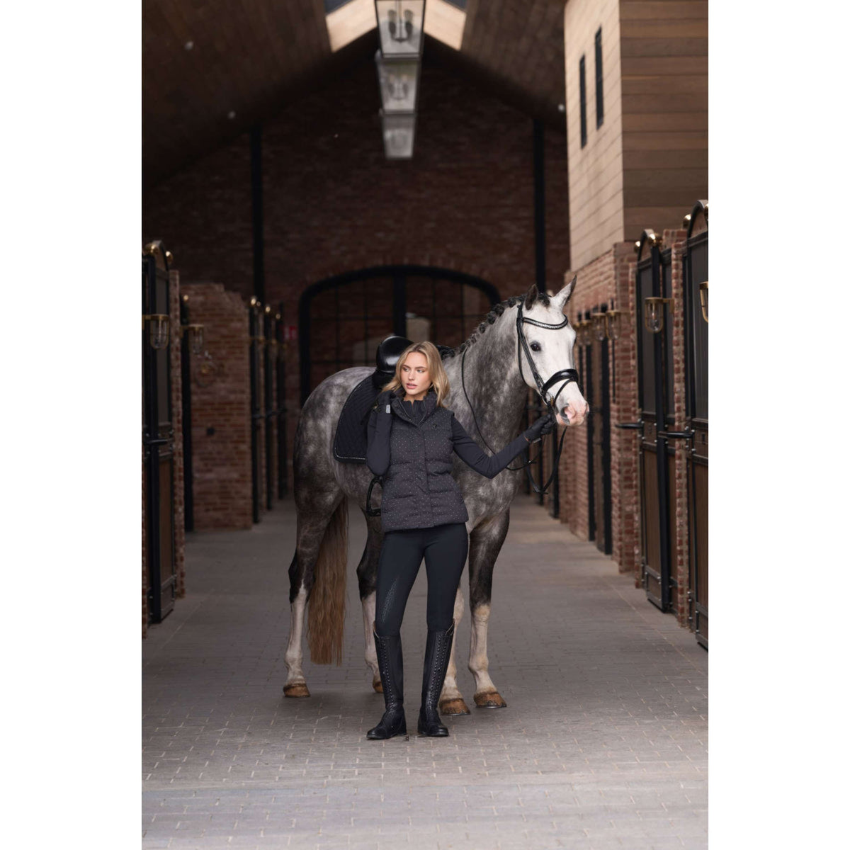 Imperial Riding Weste IRHBelle Herringbone Grau