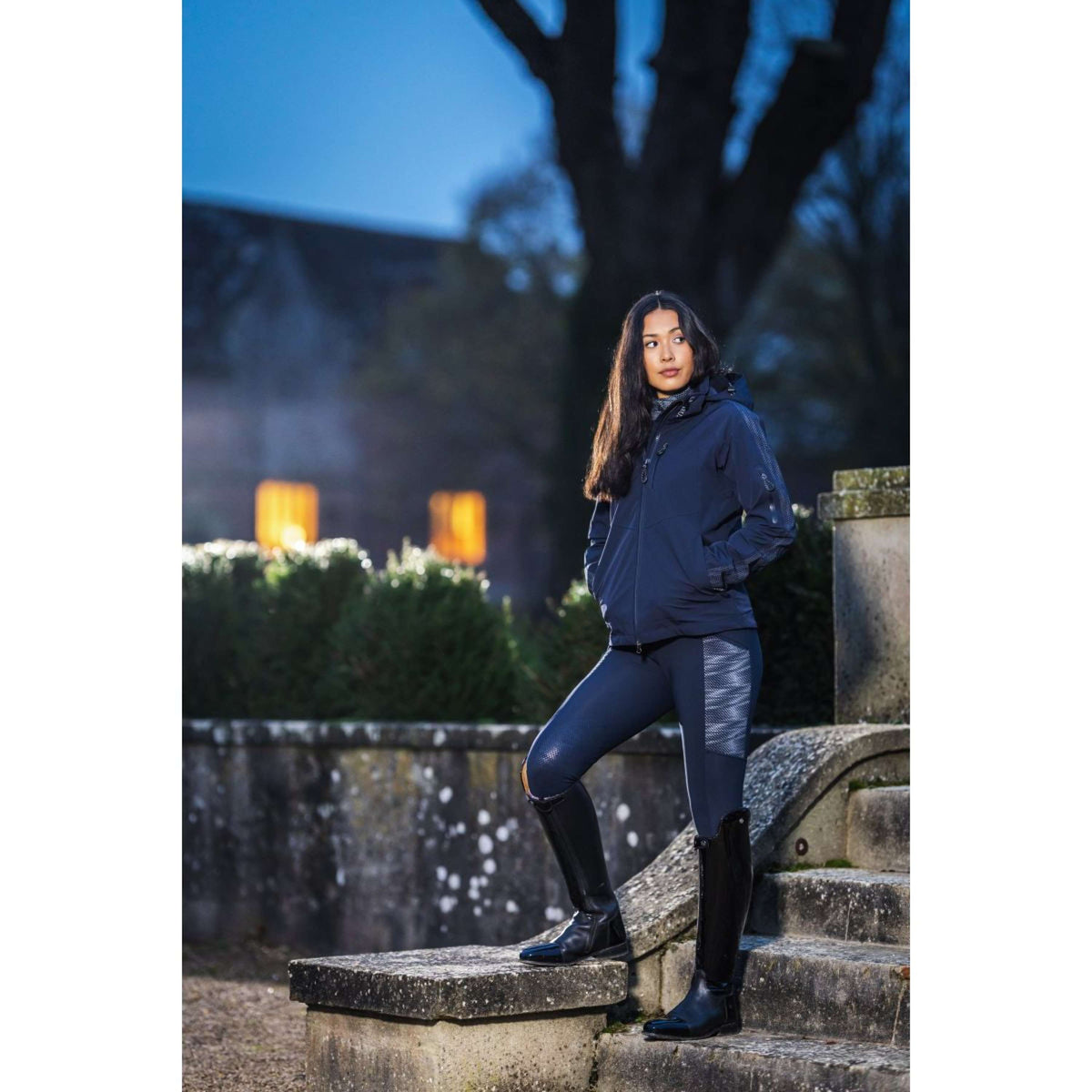 LeMieux Reitleggings Reflective Navy