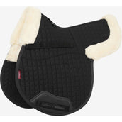 Schabracke Merino+ Halb Unterlegt Schwarz/Natural