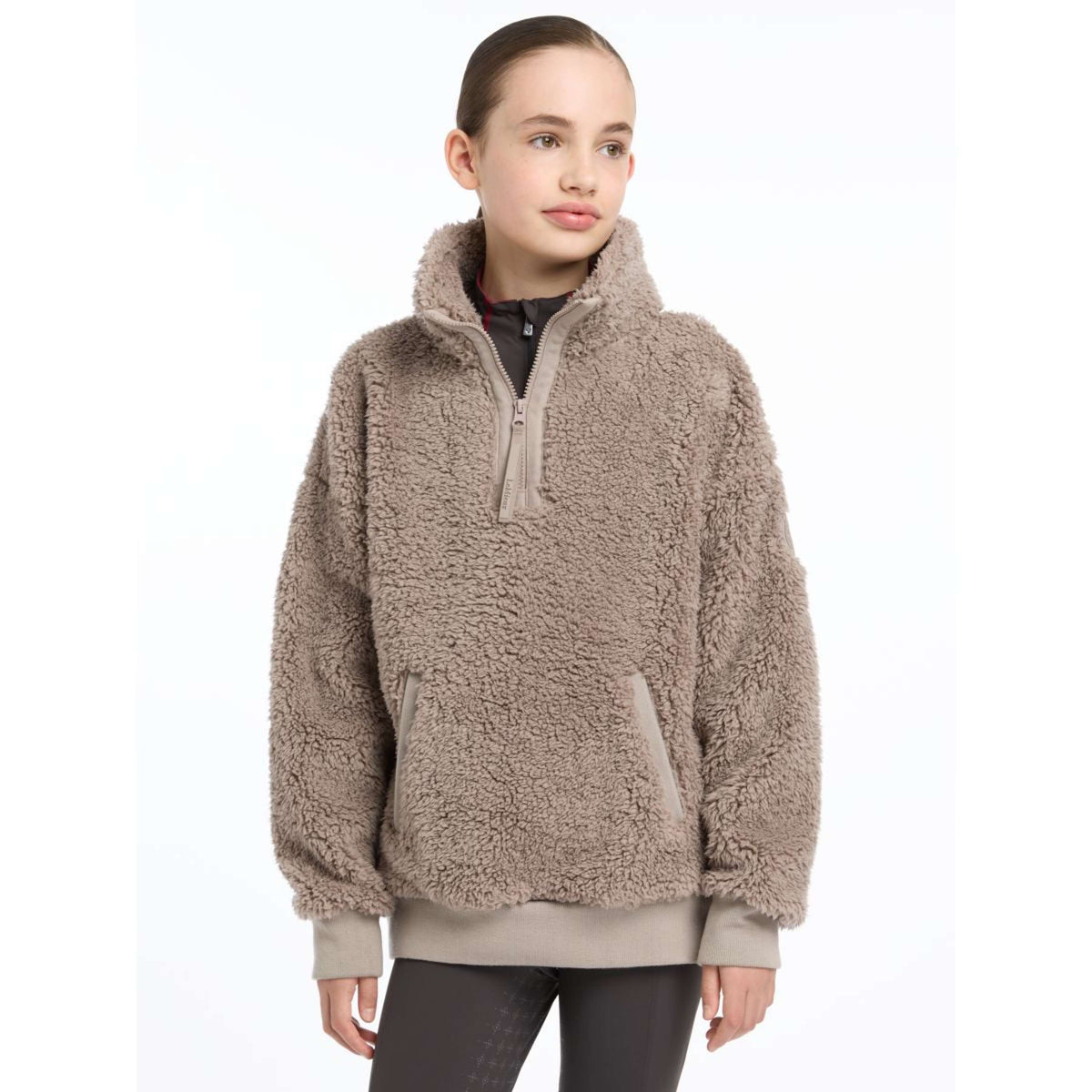 LeMieux Pullover Young Rider Tia Teddy Ash