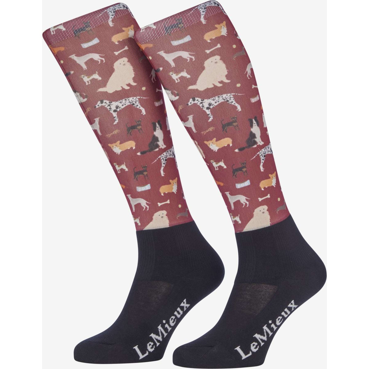 LeMieux Socken Footsie Dogs Ember