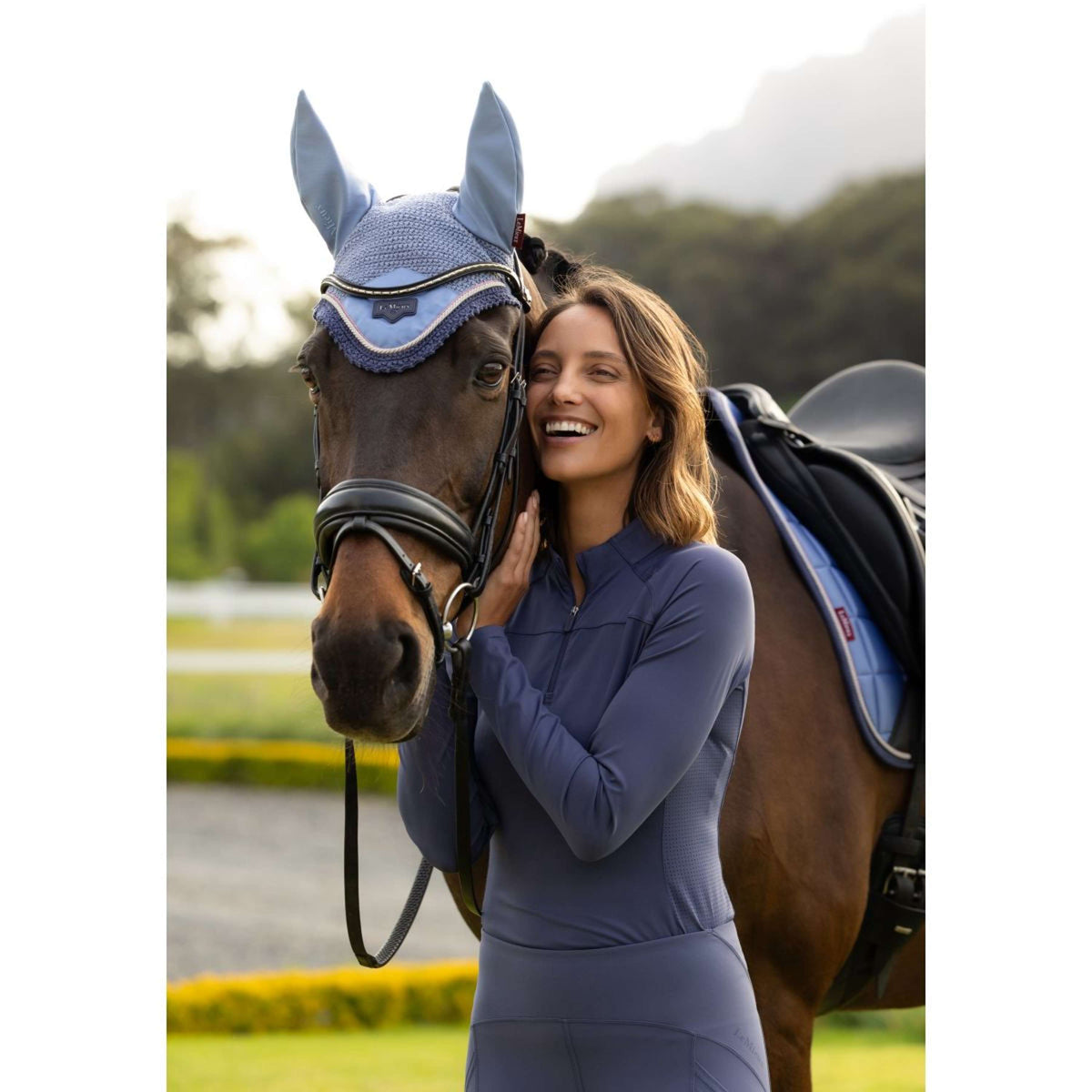 LeMieux Base Layer Airflow Lange Ärmel Shadow