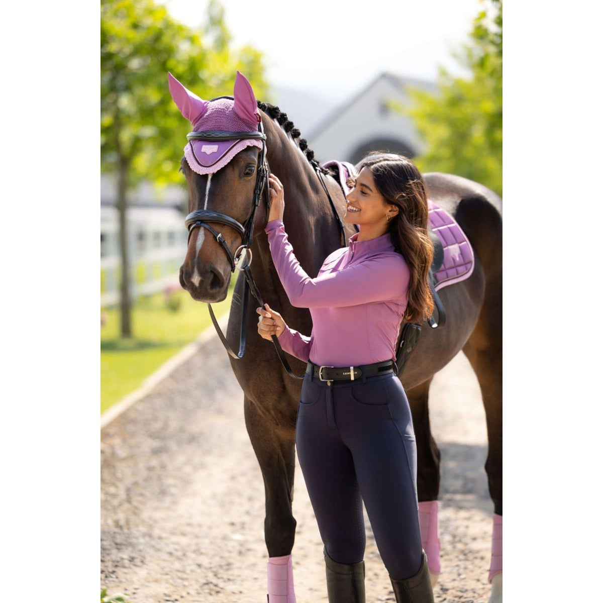 LeMieux Base Layer Airflow Lange Ärmel Mallow