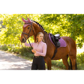 LeMieux Schabracke Suede Close Contact Square Springen Mallow