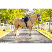 LeMieux Schabracke Suede Close Contact Square Springen Powder Blue