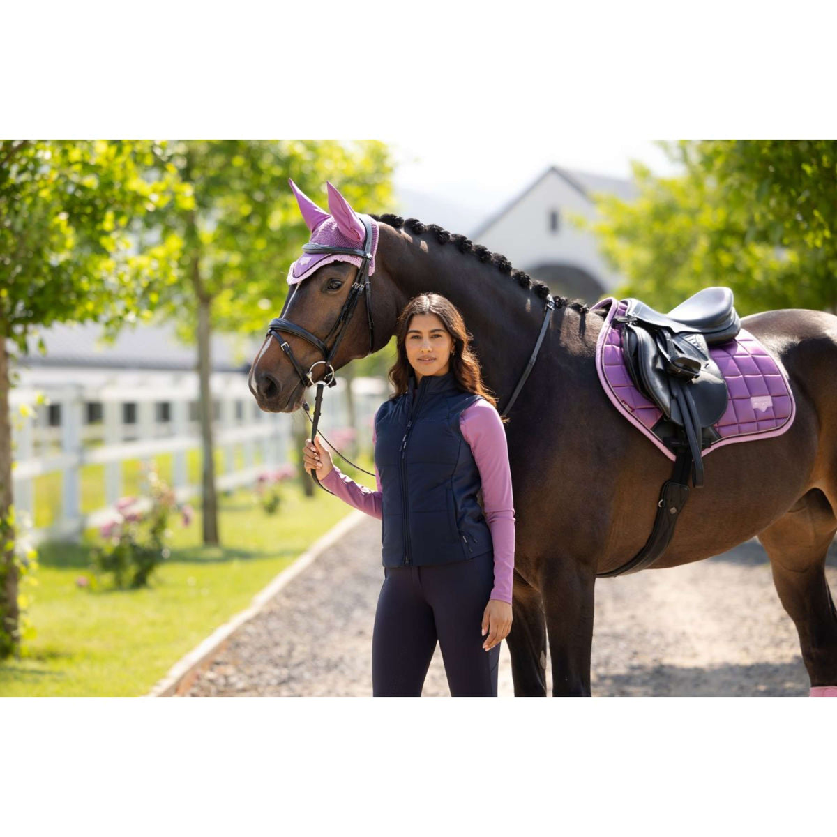 LeMieux Schabracke Loire Classic Close Contact Square Springen Mallow