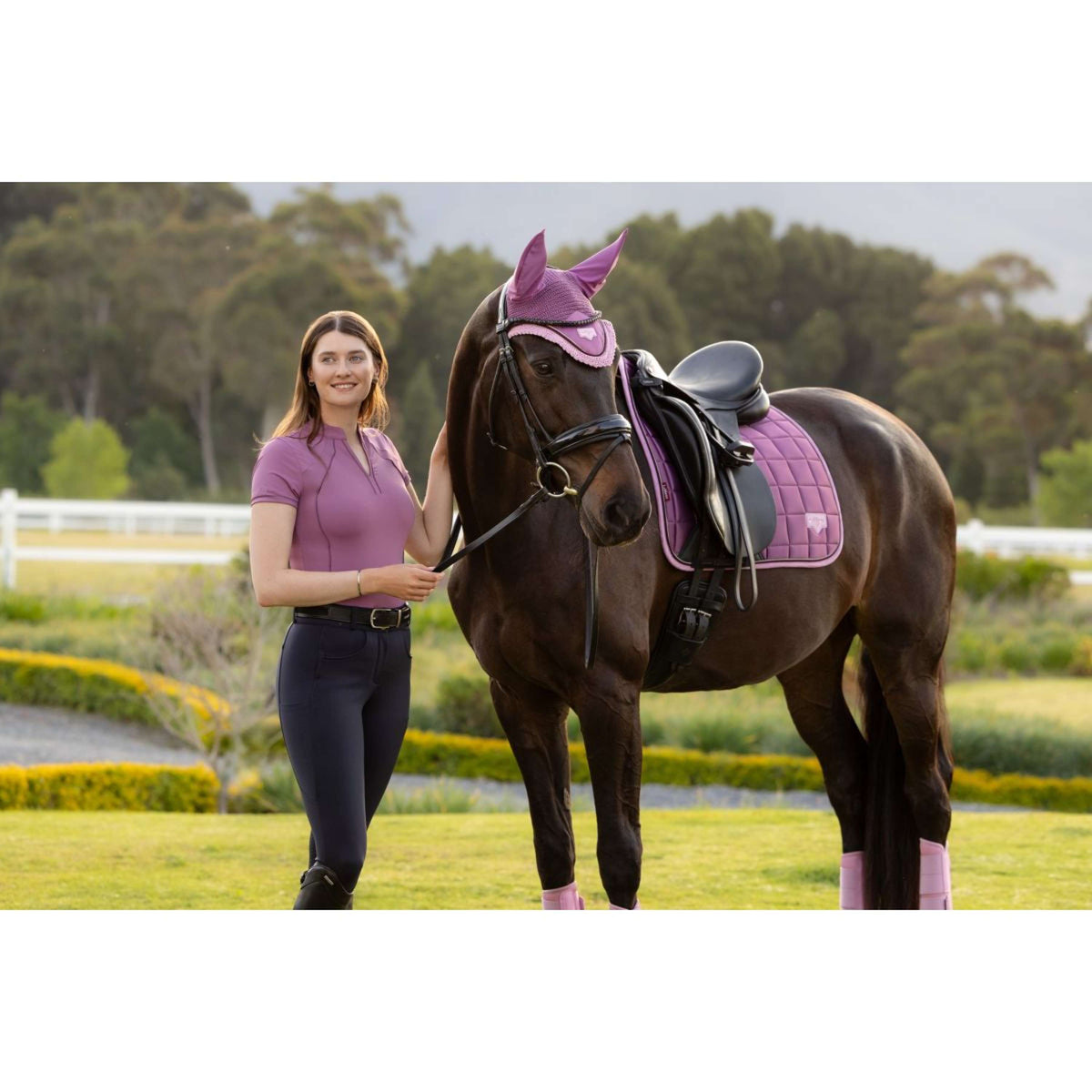 LeMieux Schabracke Loire Classic Square Dressur Mallow