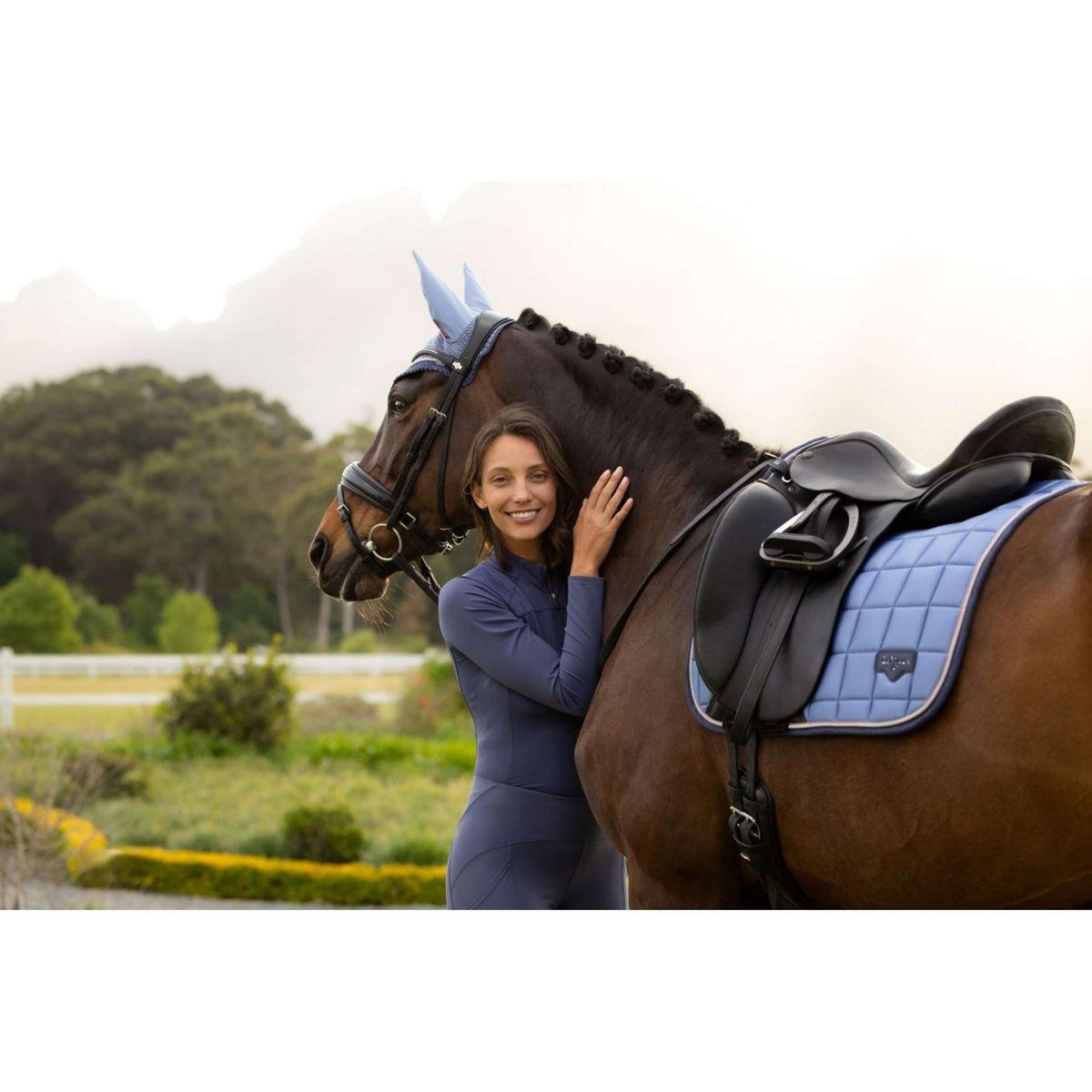LeMieux Schabracke Loire Classic Square Dressur Powder Blue