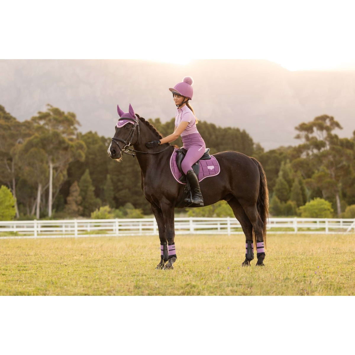 LeMieux Schabracke Loire Classic Square Vielseitigkeit Mallow