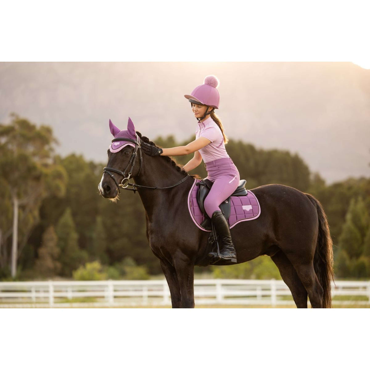 LeMieux Schabracke Loire Classic Square Vielseitigkeit Mallow