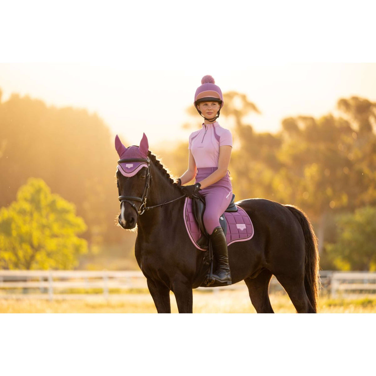 LeMieux Schabracke Loire Classic Square Vielseitigkeit Mallow