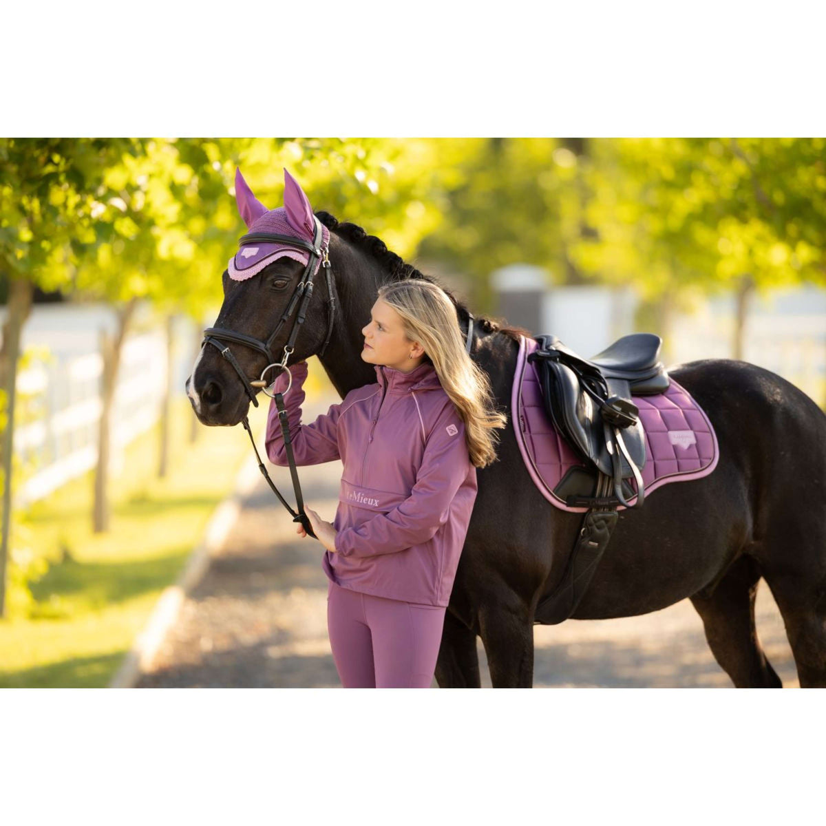 LeMieux Schabracke Loire Classic Square Vielseitigkeit Mallow