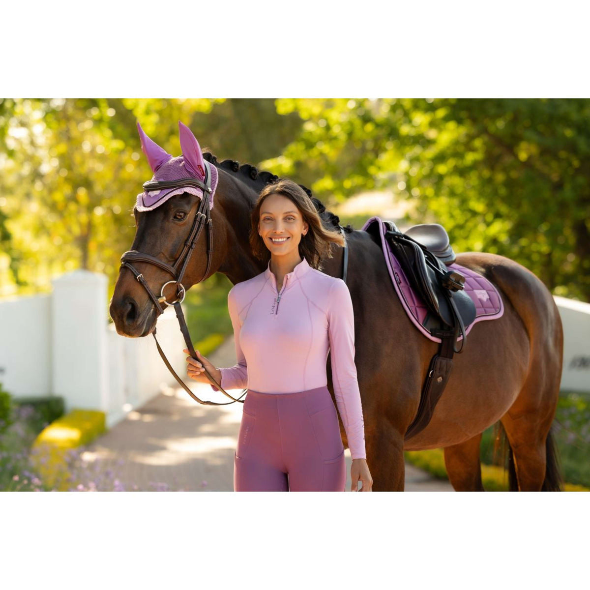 LeMieux Schabracke Loire Classic Square Vielseitigkeit Mallow