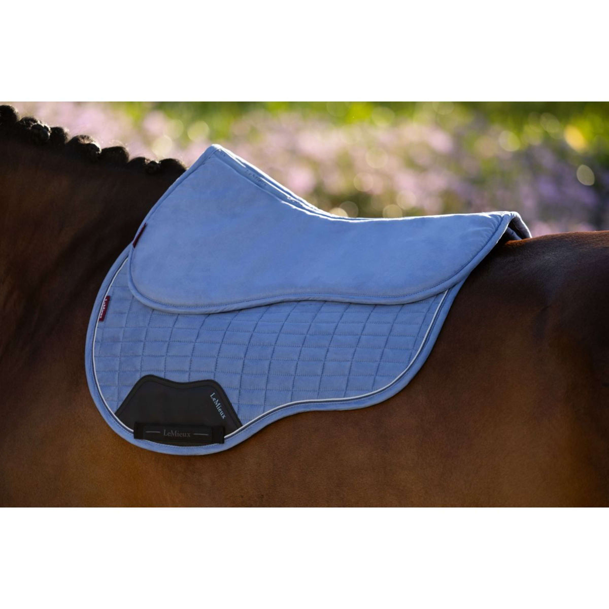 LeMieux Sattelunterleger Suede Powder Blue