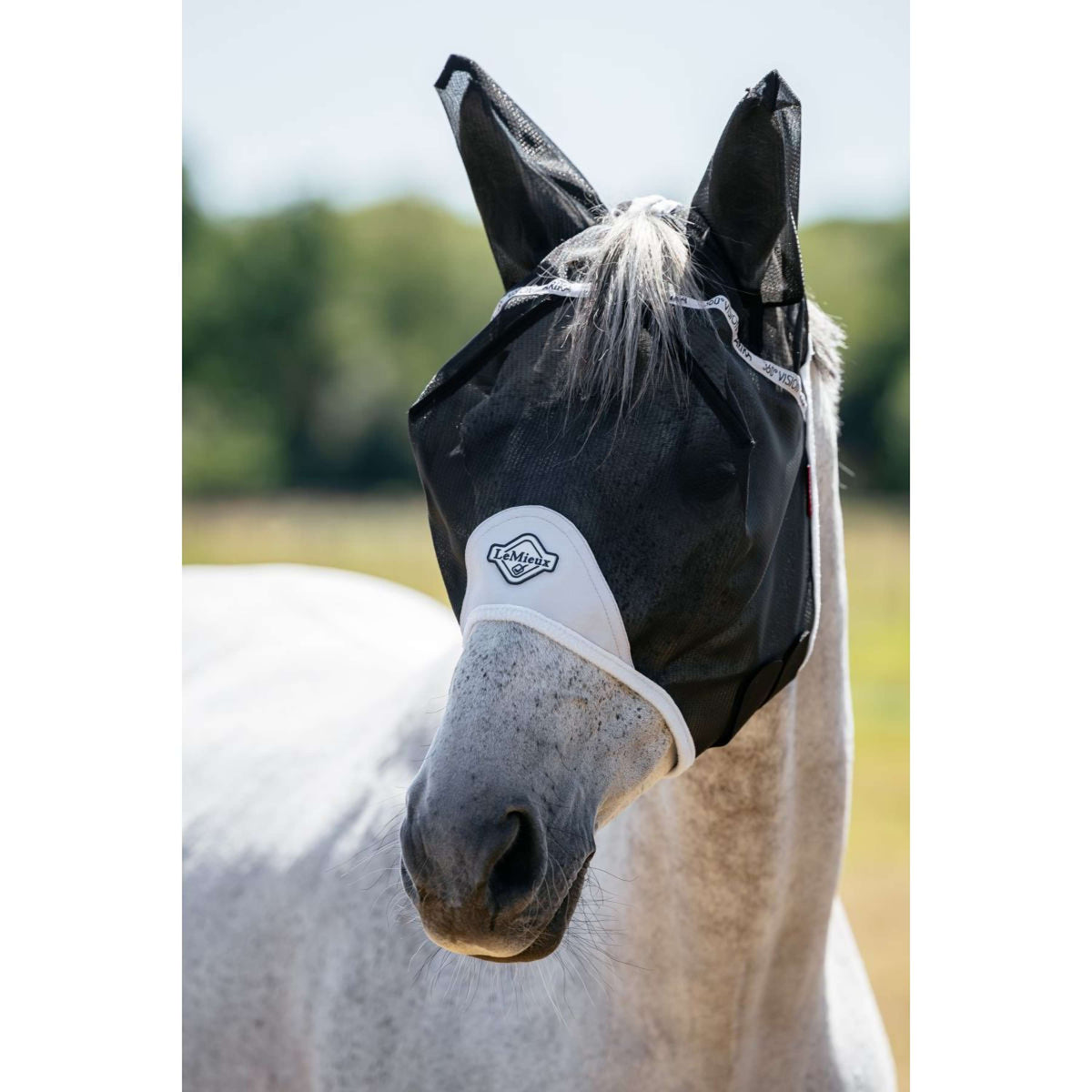 LeMieux Fliegenmaske 360 Vision Grau