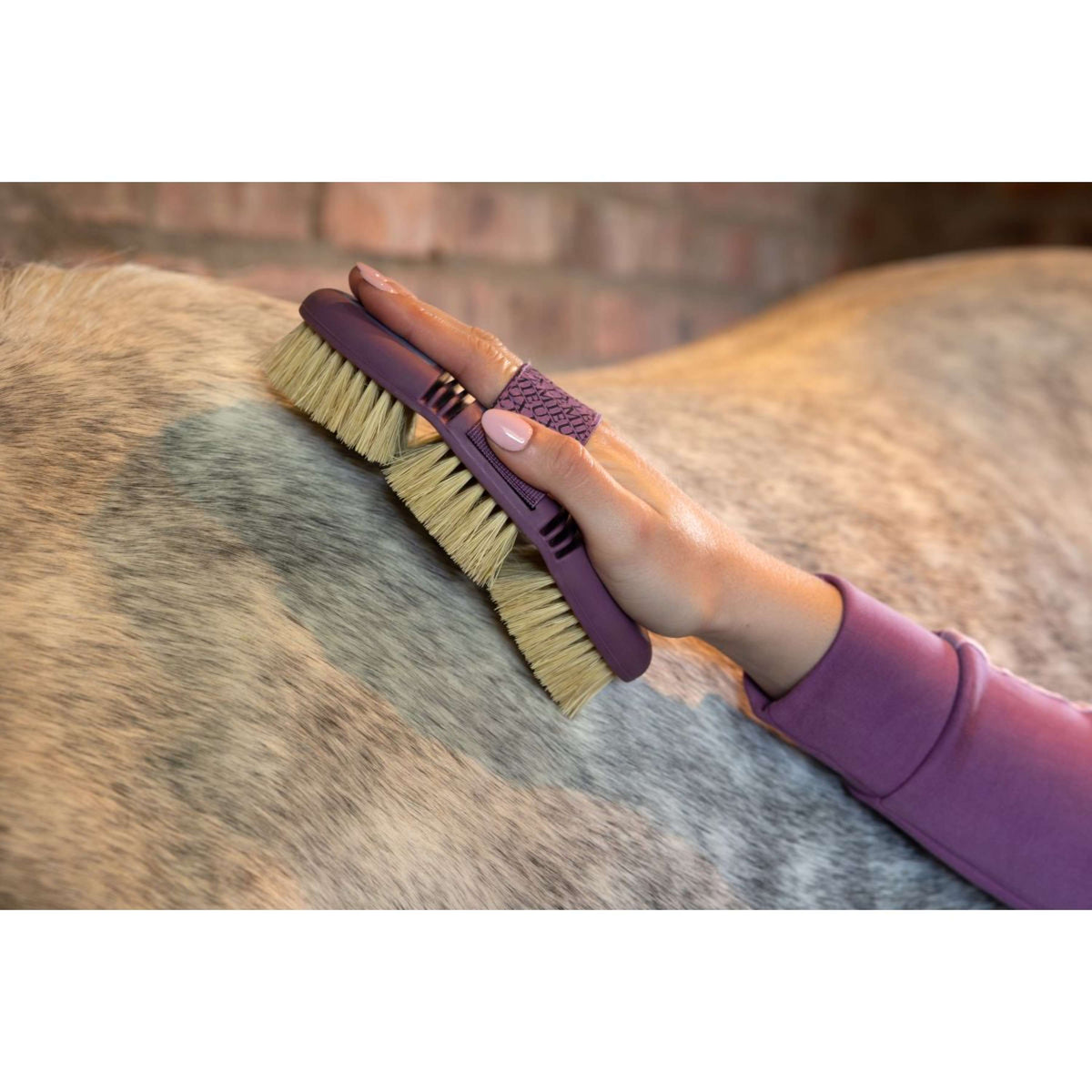 LeMieux Wurzelbürste Flexi Scrubbing Powder Blue