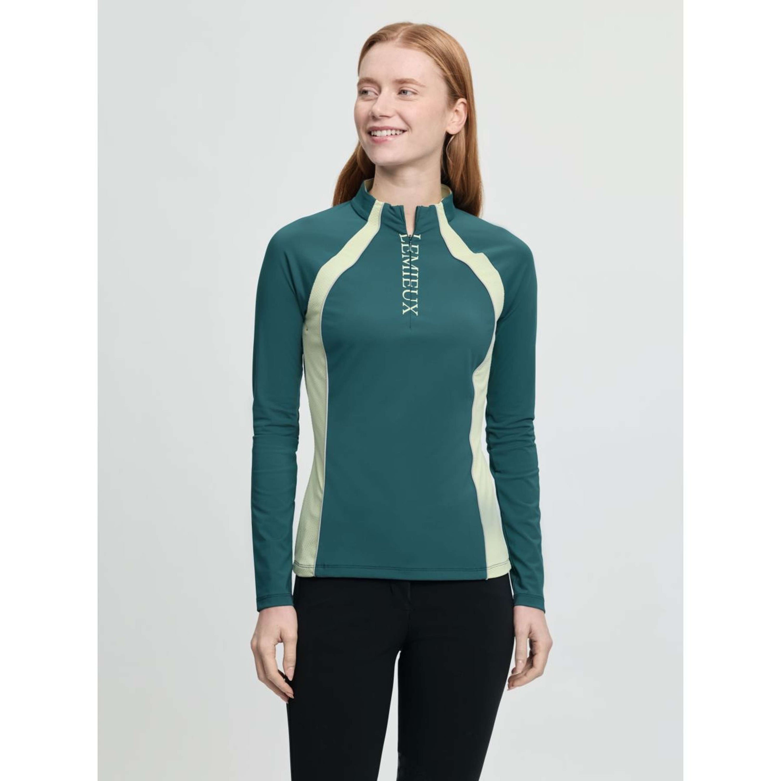 LeMieux Base Layer Philippa Mesh Lange Ärmel Jungle