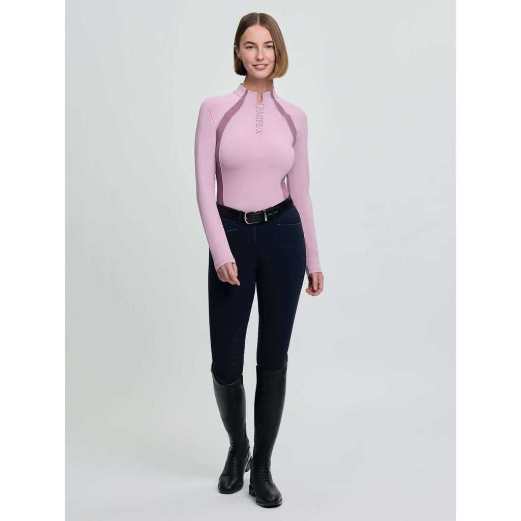 LeMieux Base Layer Philippa Mesh Lange Ärmel Fondant
