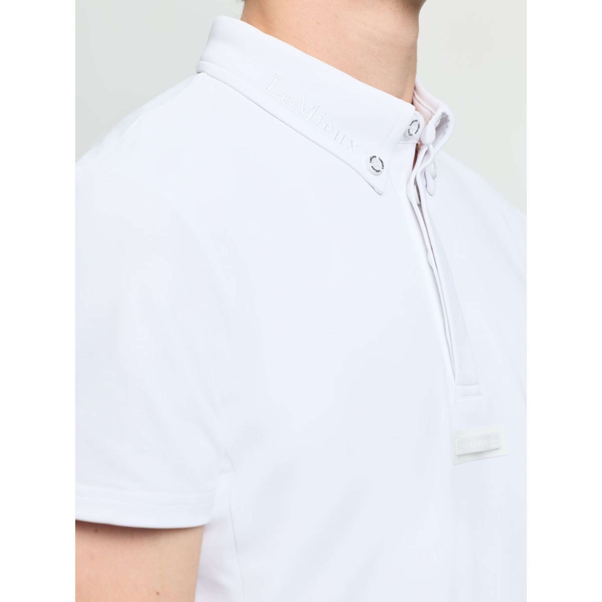 LeMieux Turniershirt Competition Herren Weiß