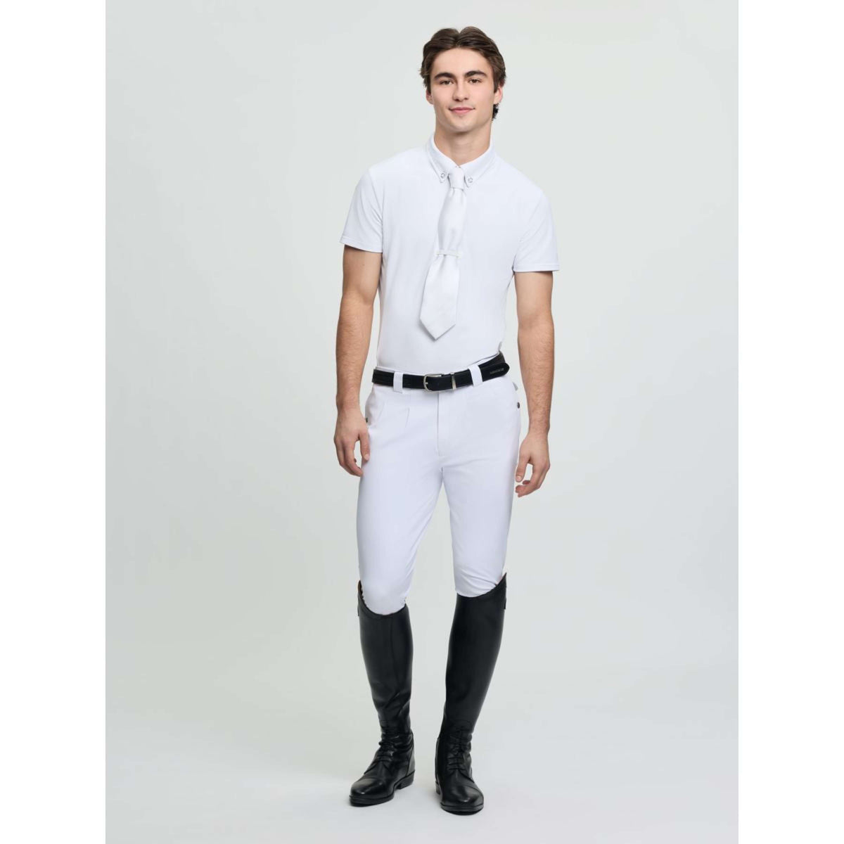 LeMieux Turniershirt Competition Herren Weiß