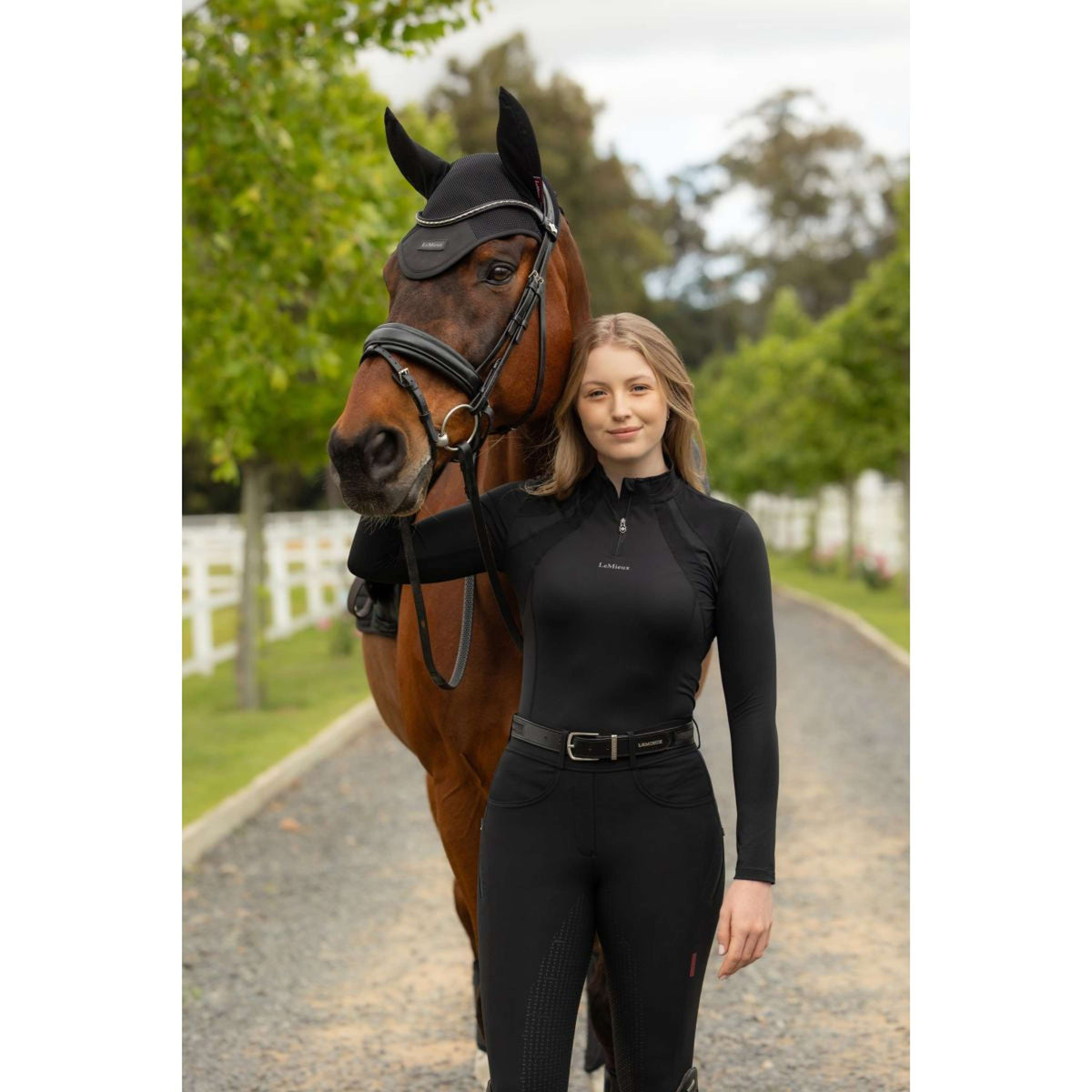 LeMieux Fliegenhaube Air-Tek Mesh Schwarz