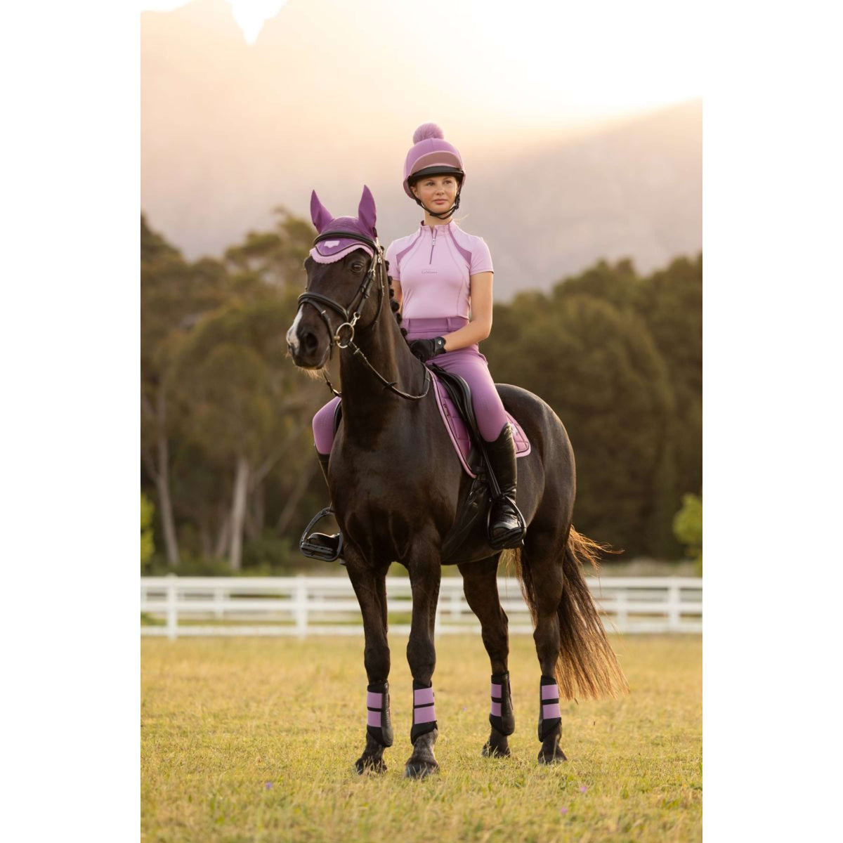 LeMieux Base Layer Young Rider Mia Mesh Fondant
