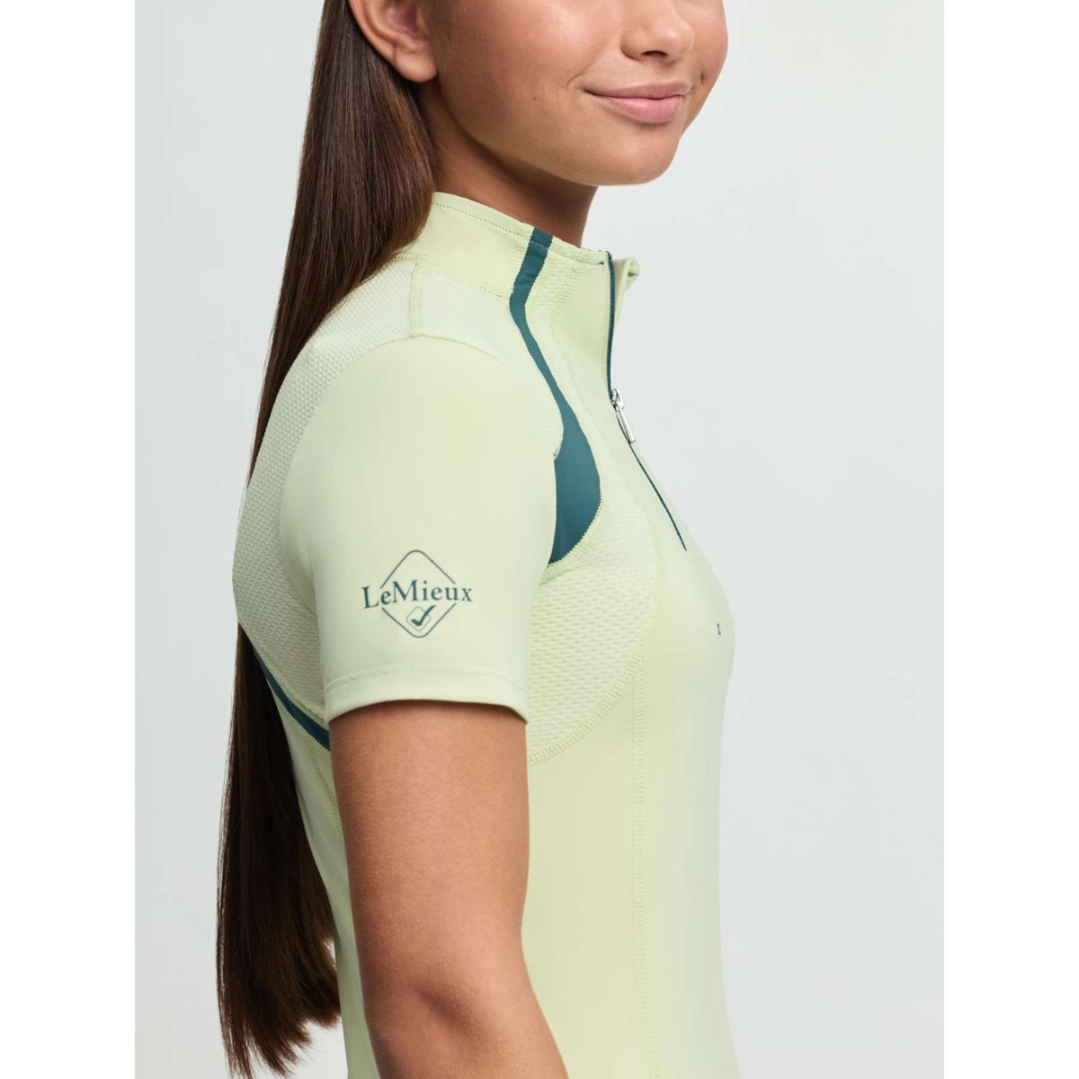 LeMieux Base Layer Young Rider Mia Mesh Macaron