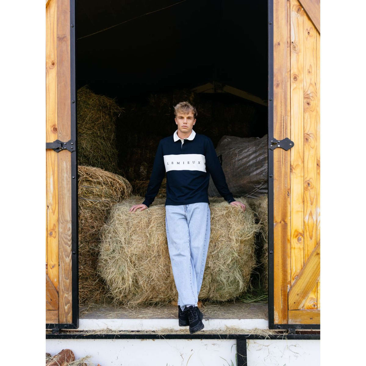 LeMieux Rugbyshirt Herren Navy